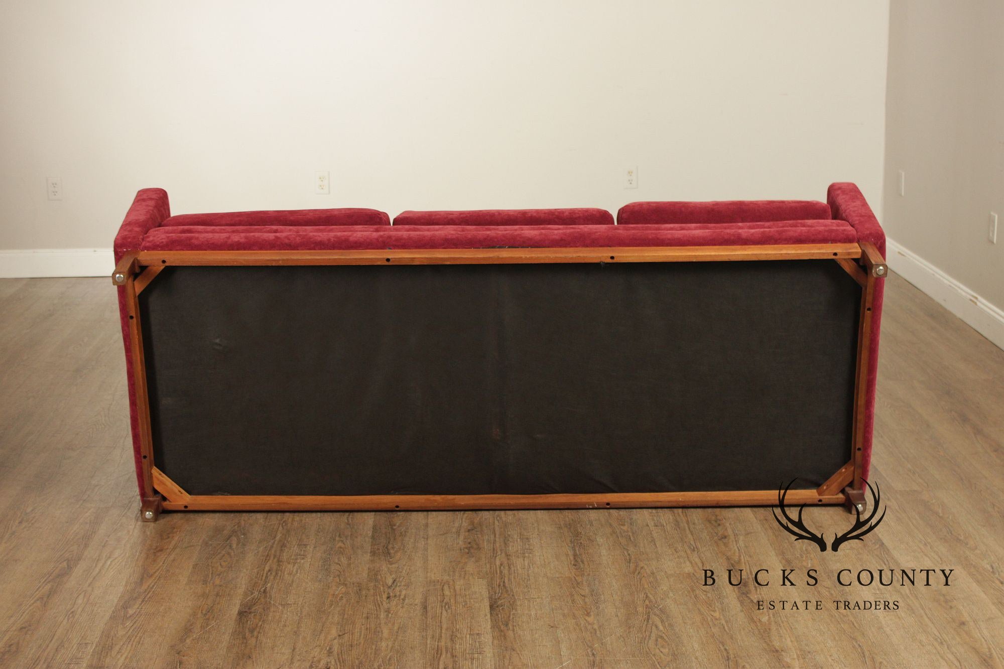 Edward Wormley Attributed Mid-Century Modern Three Cushion Sofa