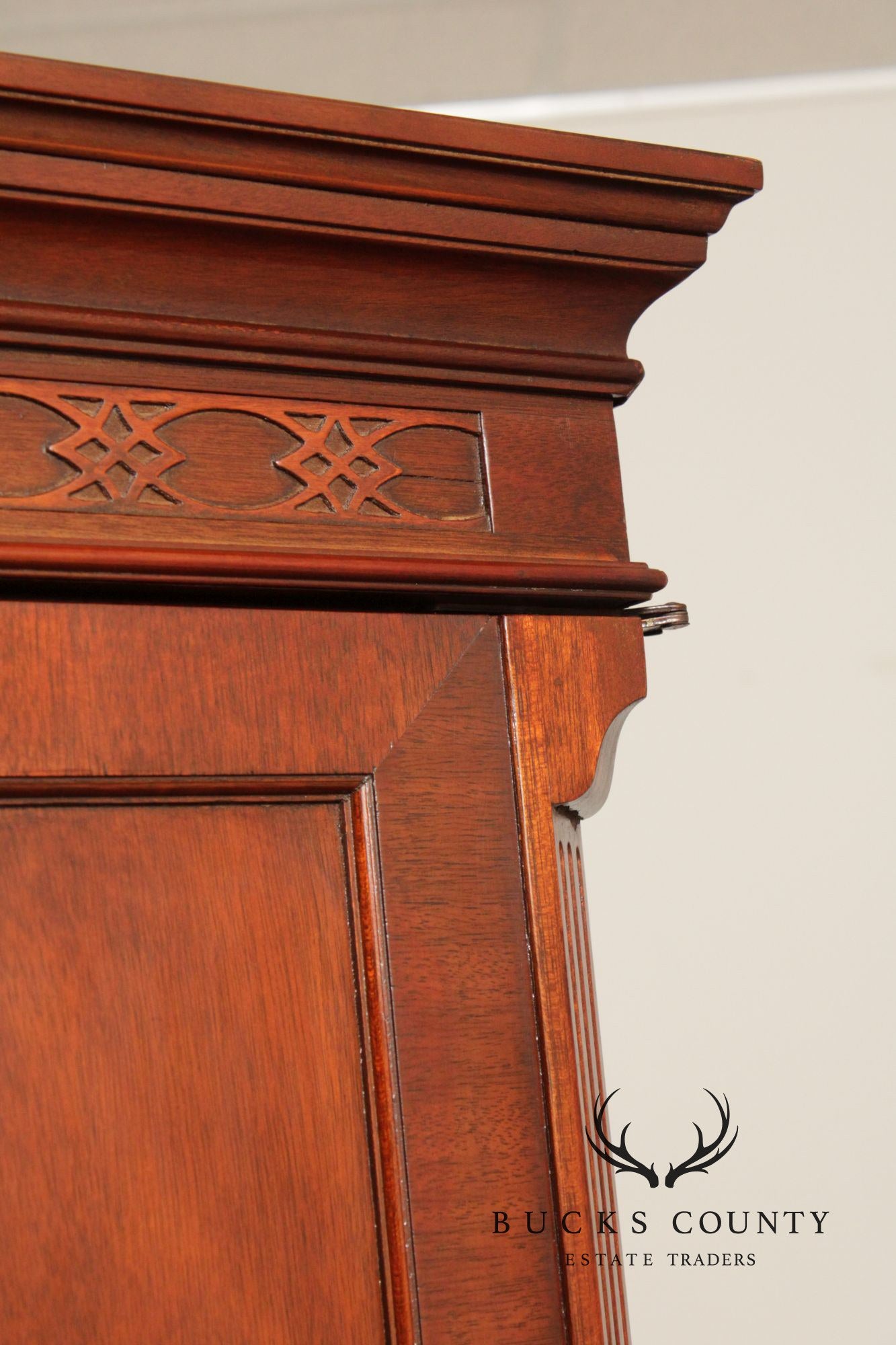 Baker Furniture Chippendale Style Mahogany Armoire