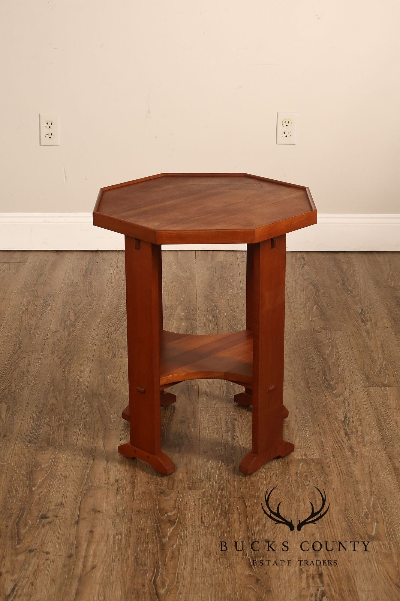 Stickley Mission Collection Cherry Octagonal Side Table