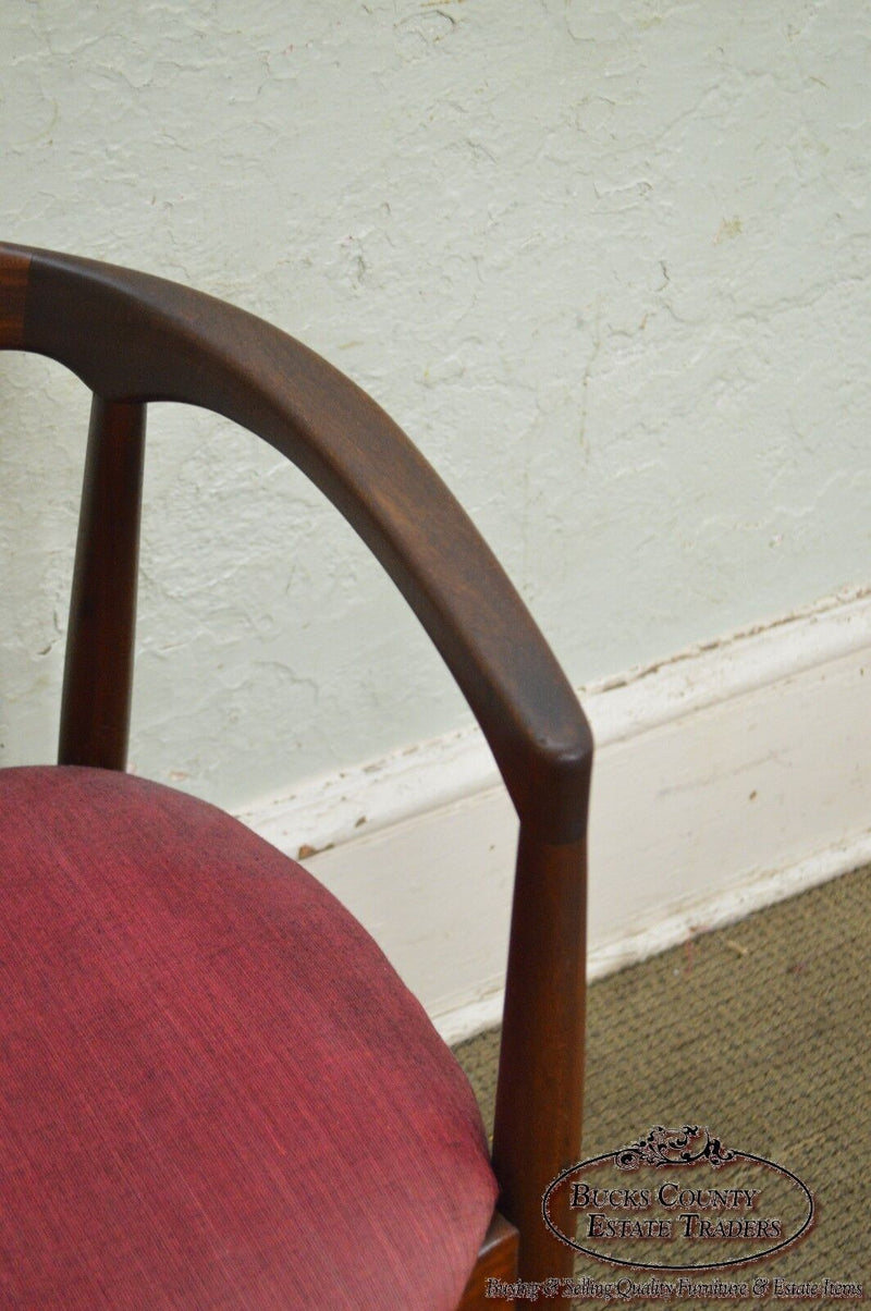 Danish Modern Vintage Curved Back Arm Chair by Raymor
