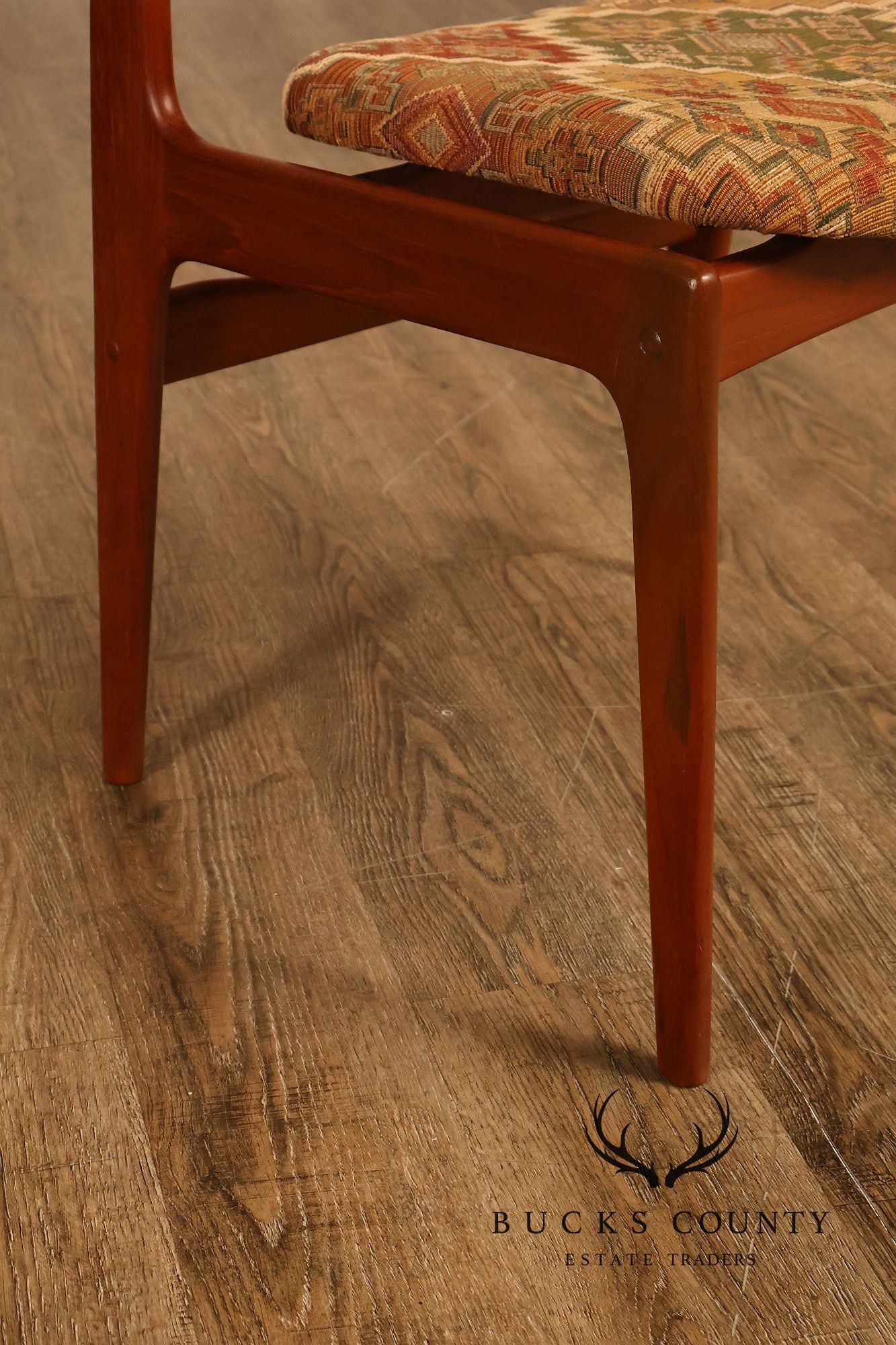 Erik Buch Danish Modern Set of Four Teak Dining Chairs