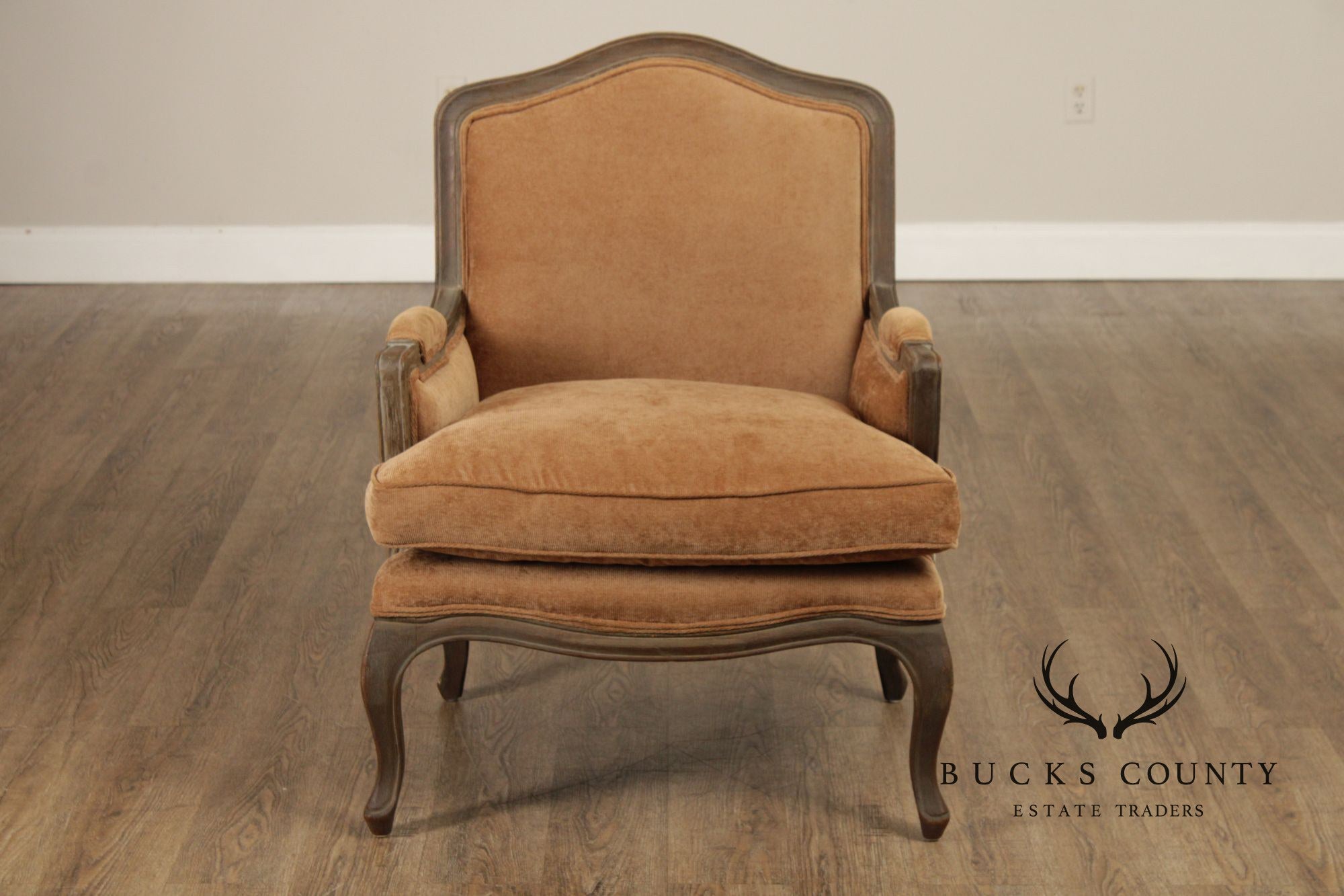 Restoration Hardware French Louis XV Style Marseilles Pair Of Bergere Chairs