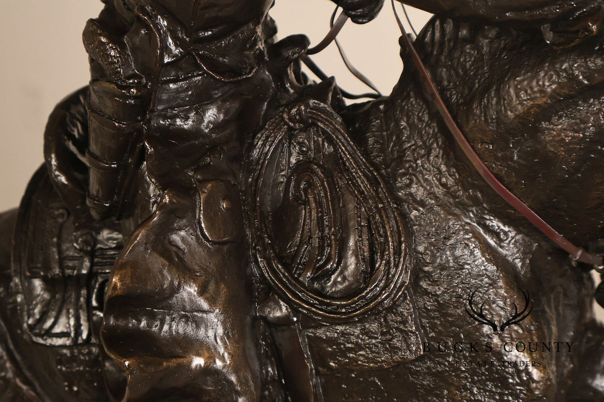 Frederick Remington Bronze Sculpture, 'The Cowboy'