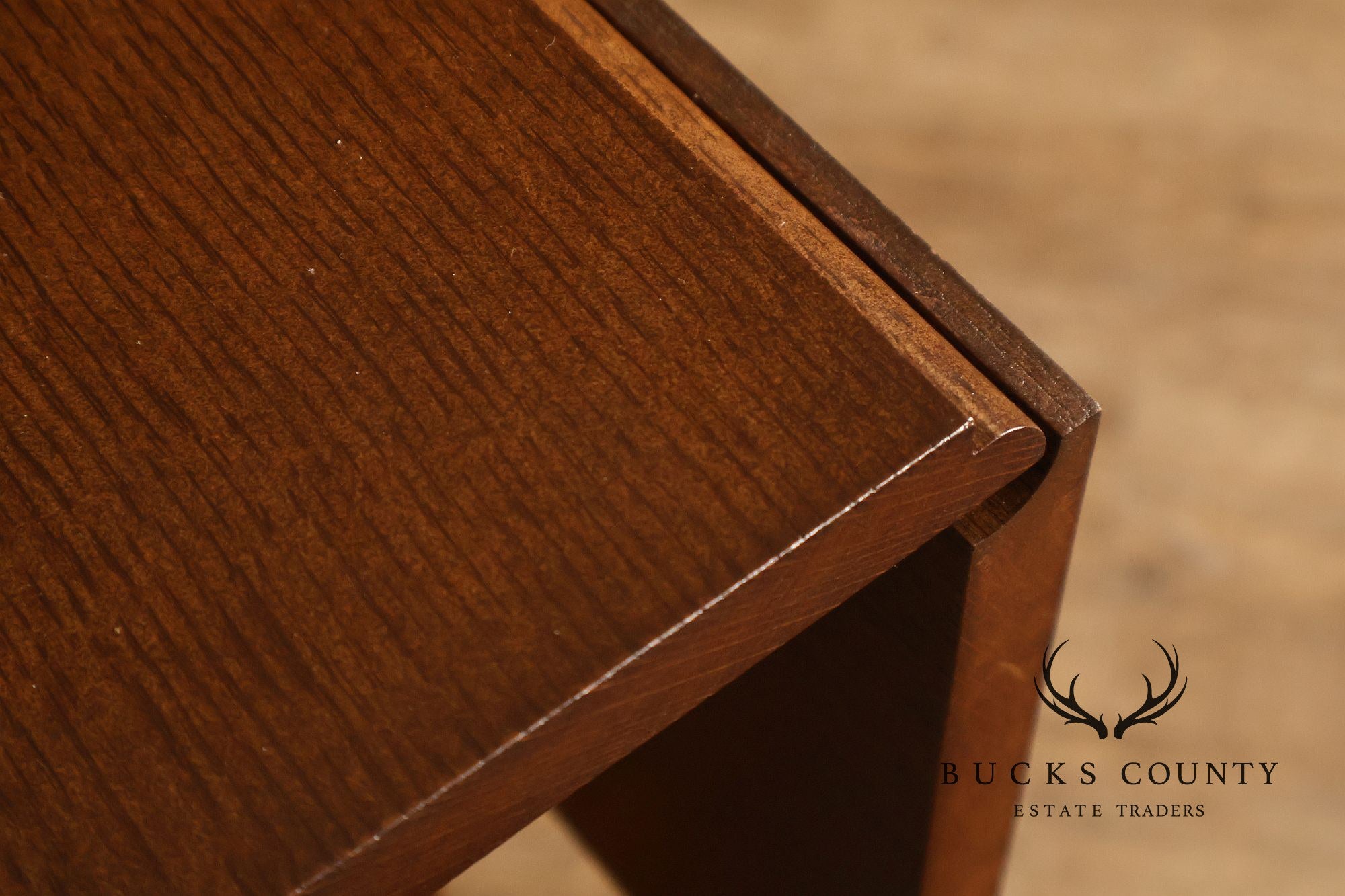 Stickley Mission Collection Oak Drop Leaf Side Table
