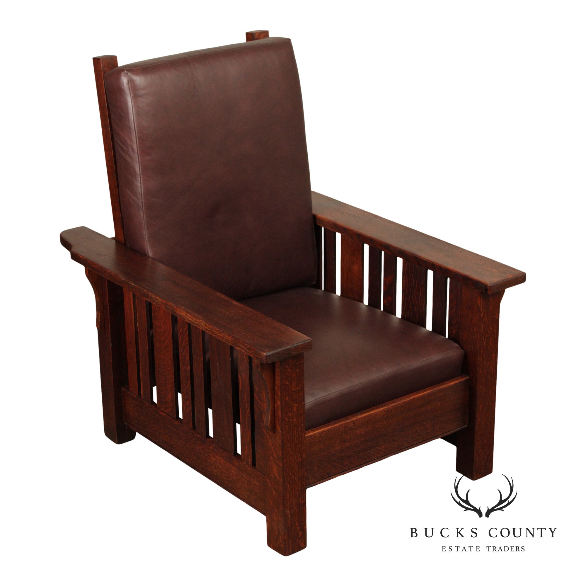 Paine Furniture Co. Antique Mission Oak Morris Chair