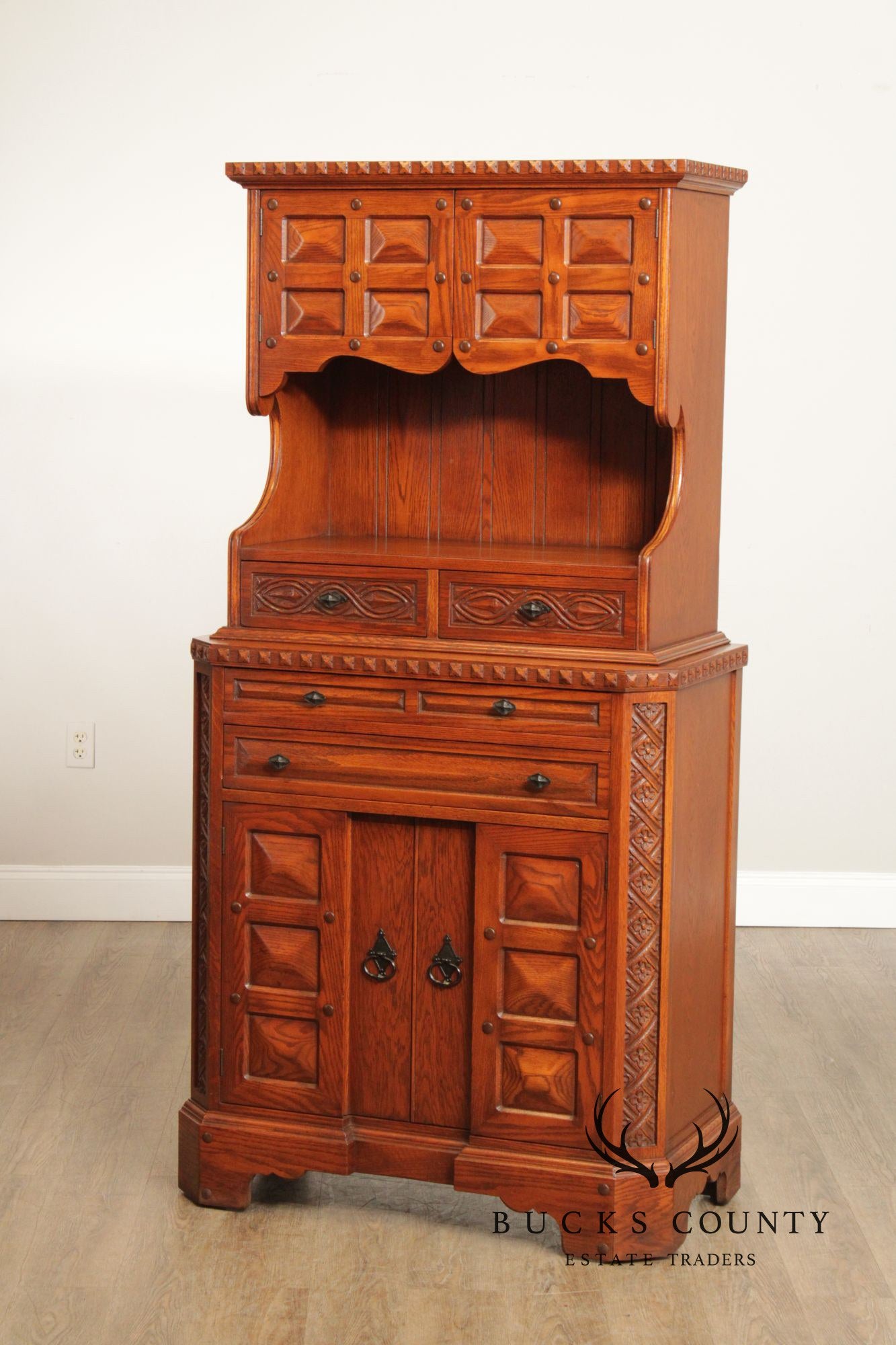 Romweber Viking Oak Buffet Cabinet