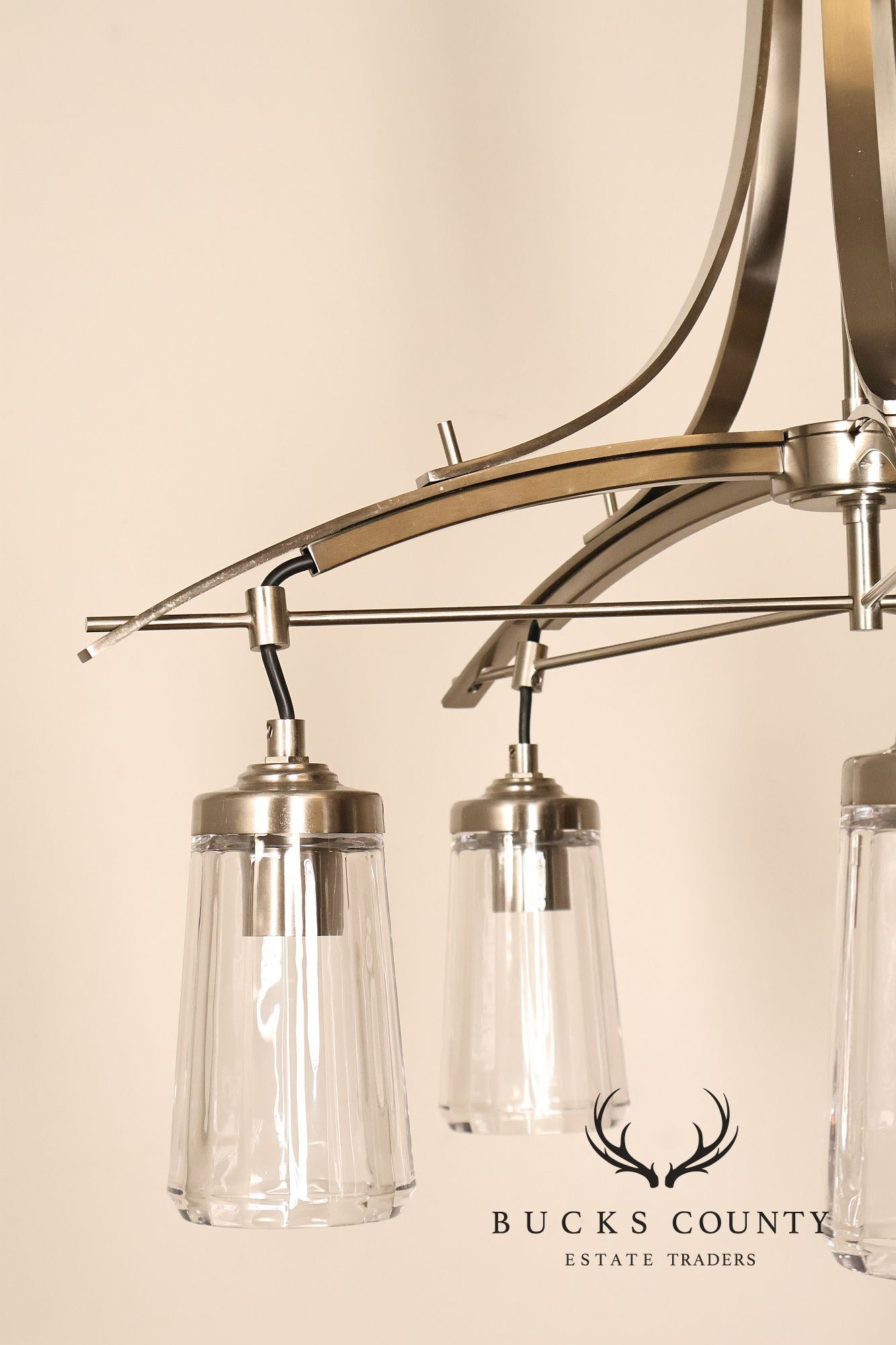 Minka-Lavery 'Poleis' Brushed Nickel Five-Light Chandelier