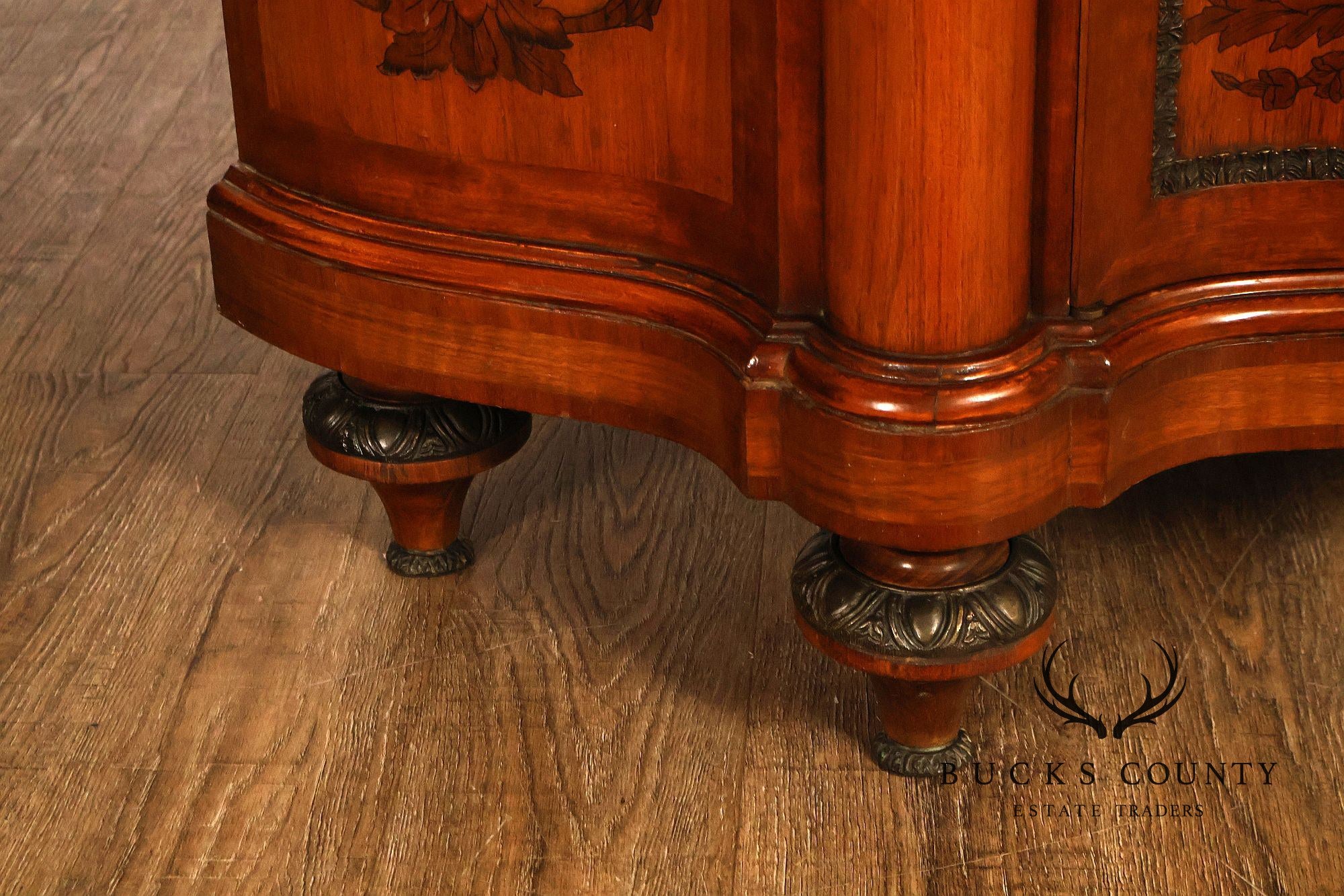 Italian Rococo RevivalLarge China Display China Cabinet