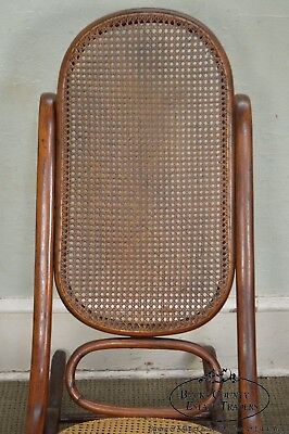 Thonet Vintage Antique Bentwood Rocker Rocking Chair