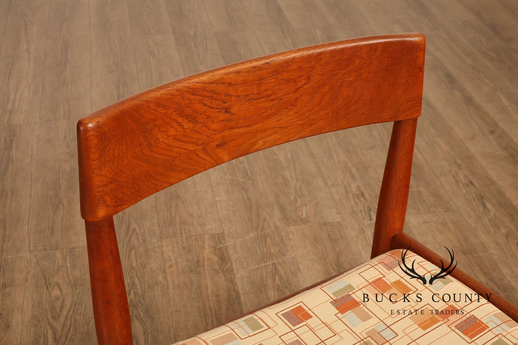 Danish Modern Set Of Eight Compatible Teak Dining Chairs