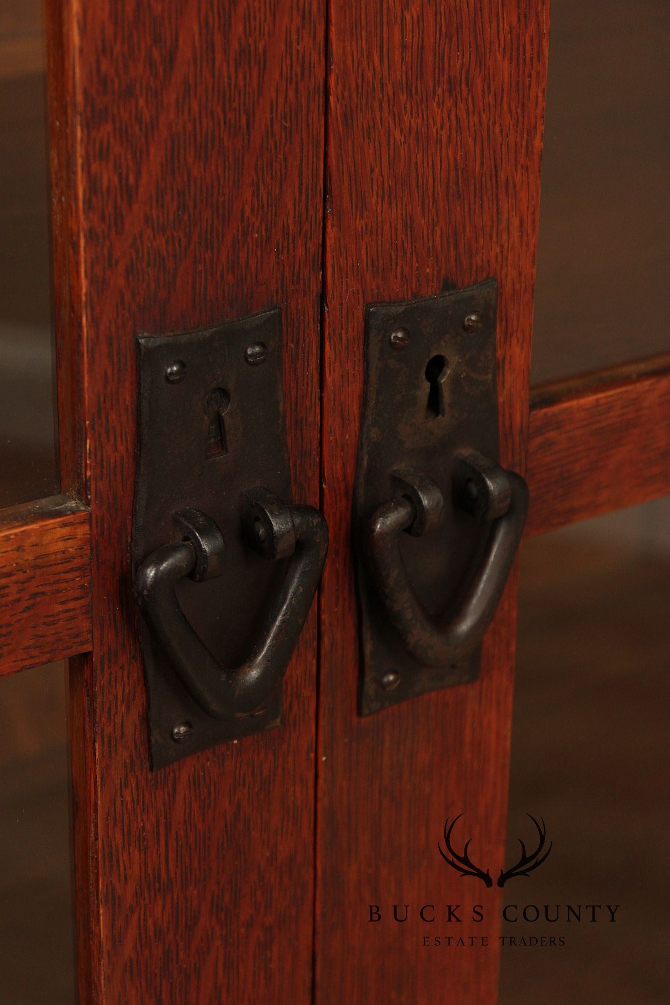 Gustav Stickley Antique Mission Oak No. 815 China Cabinet