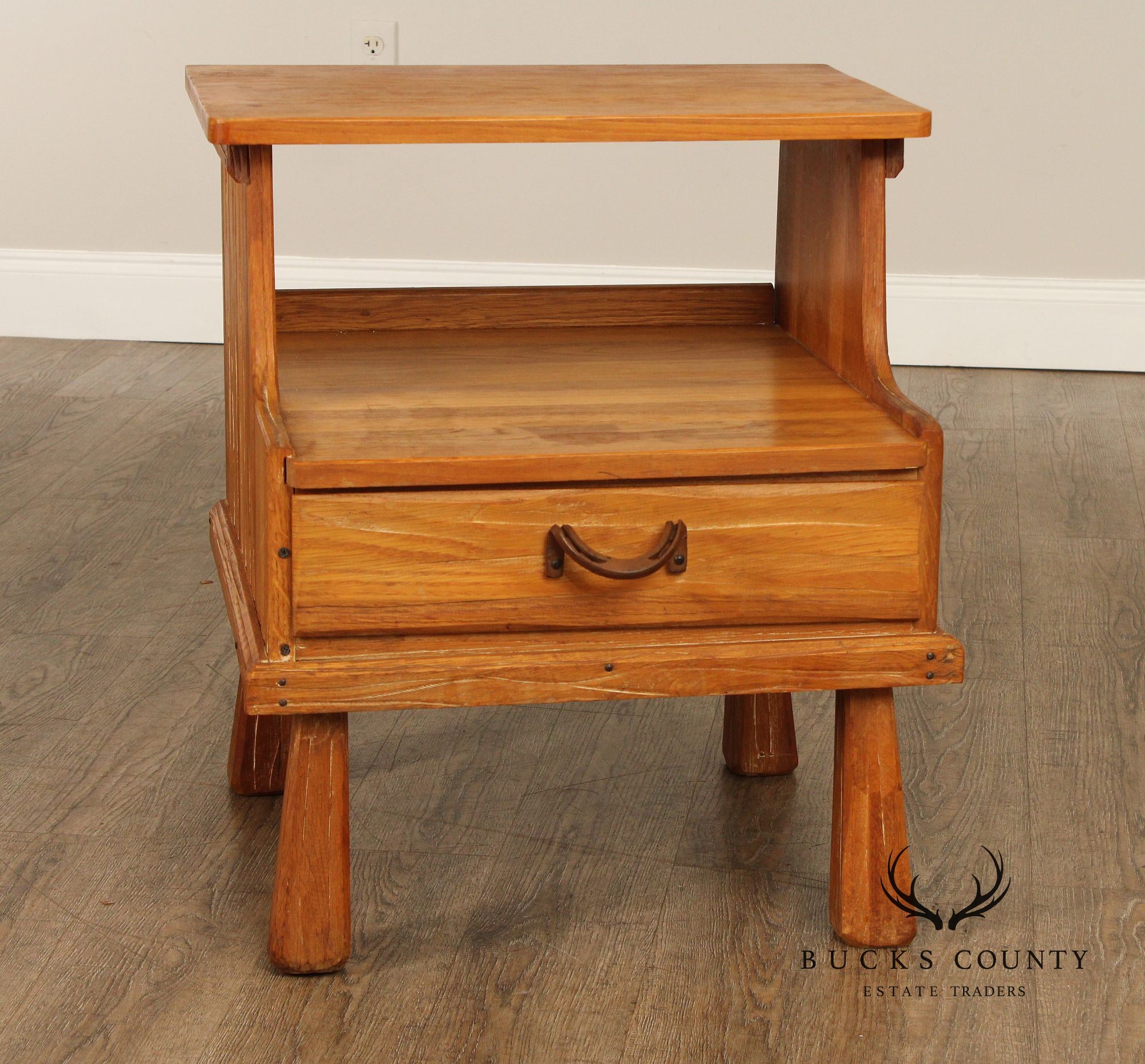 Brandt Ranch Oak One-Drawer Side Table