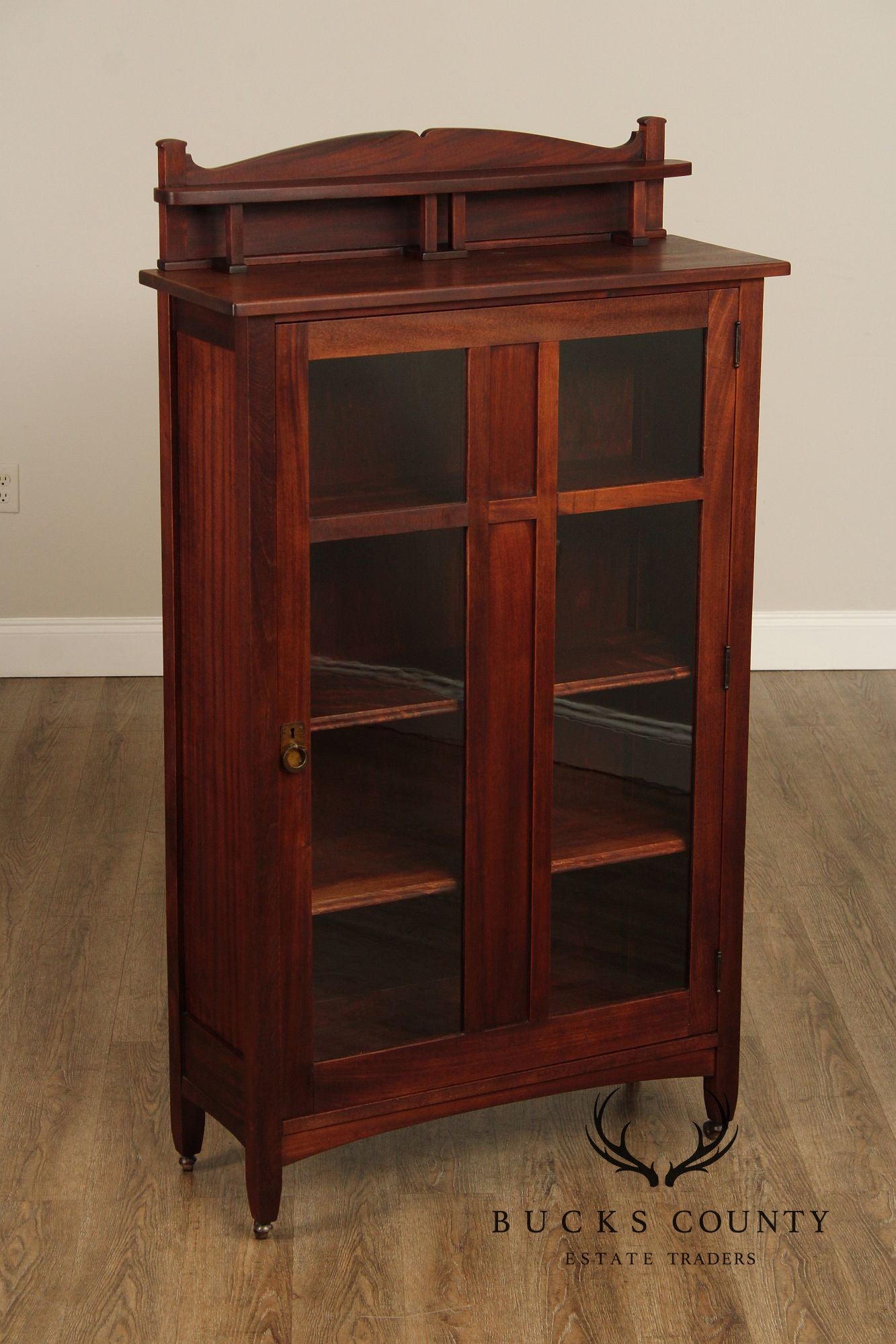 Shop of the Crafters Antique Arts & Crafts Mahogany Bookcase