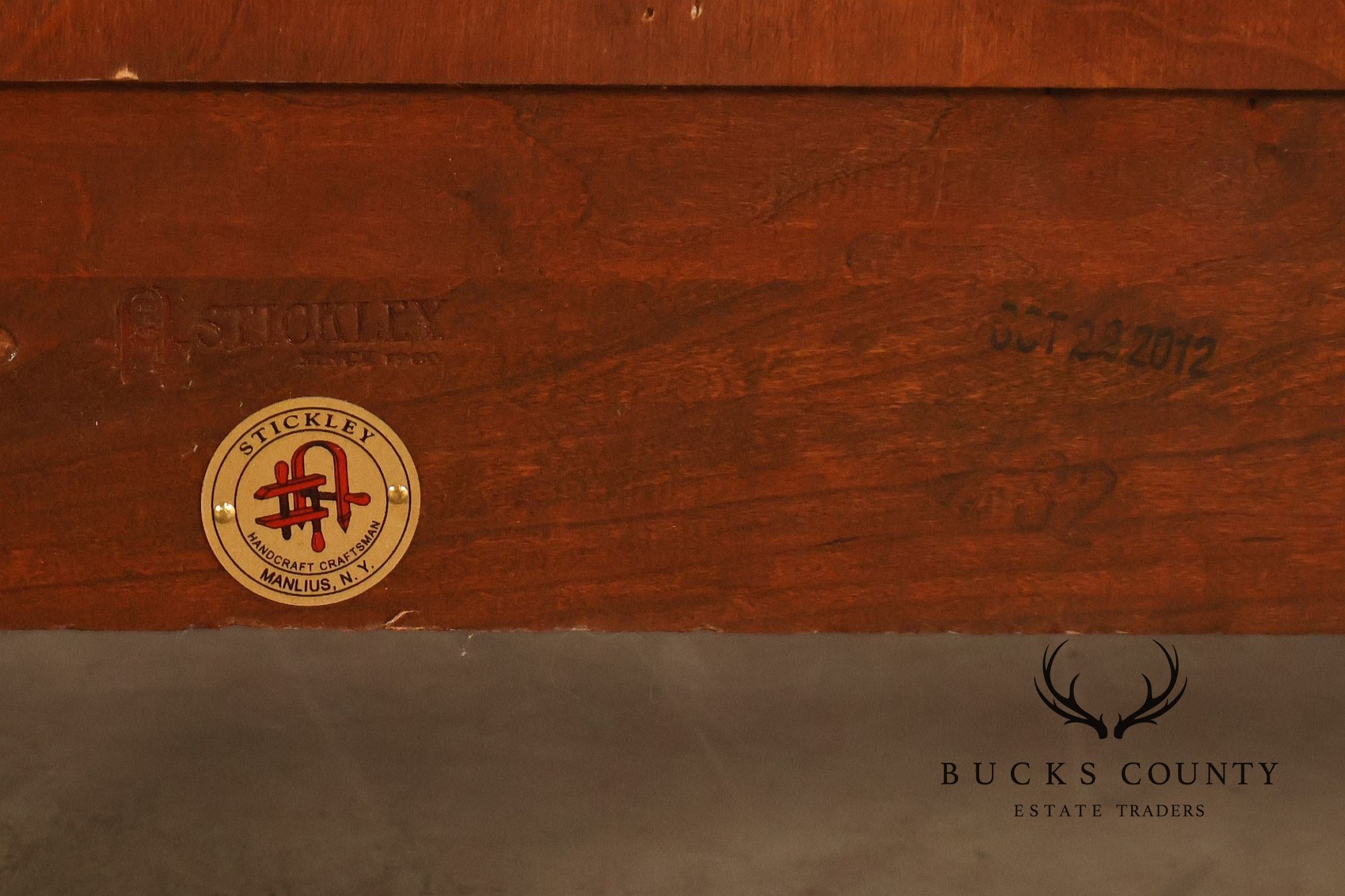 Stickley Harvey Ellis Mission Inlaid Oak Bookcase