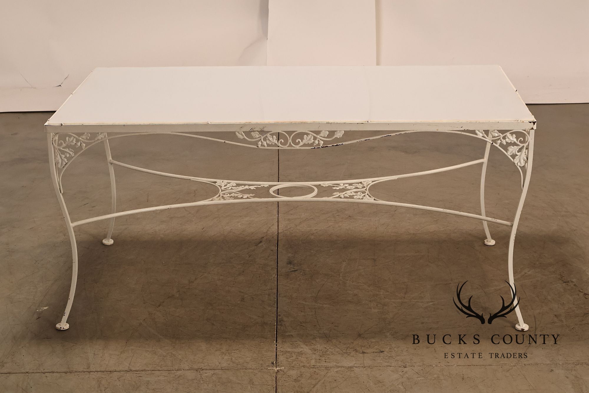 Woodard 'Orleans' Wrought Iron Patio Dining Table