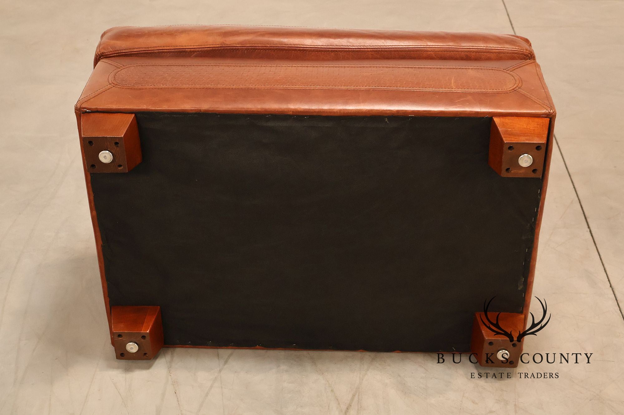 Stickley Santa Fe Leather Chair And Ottoman