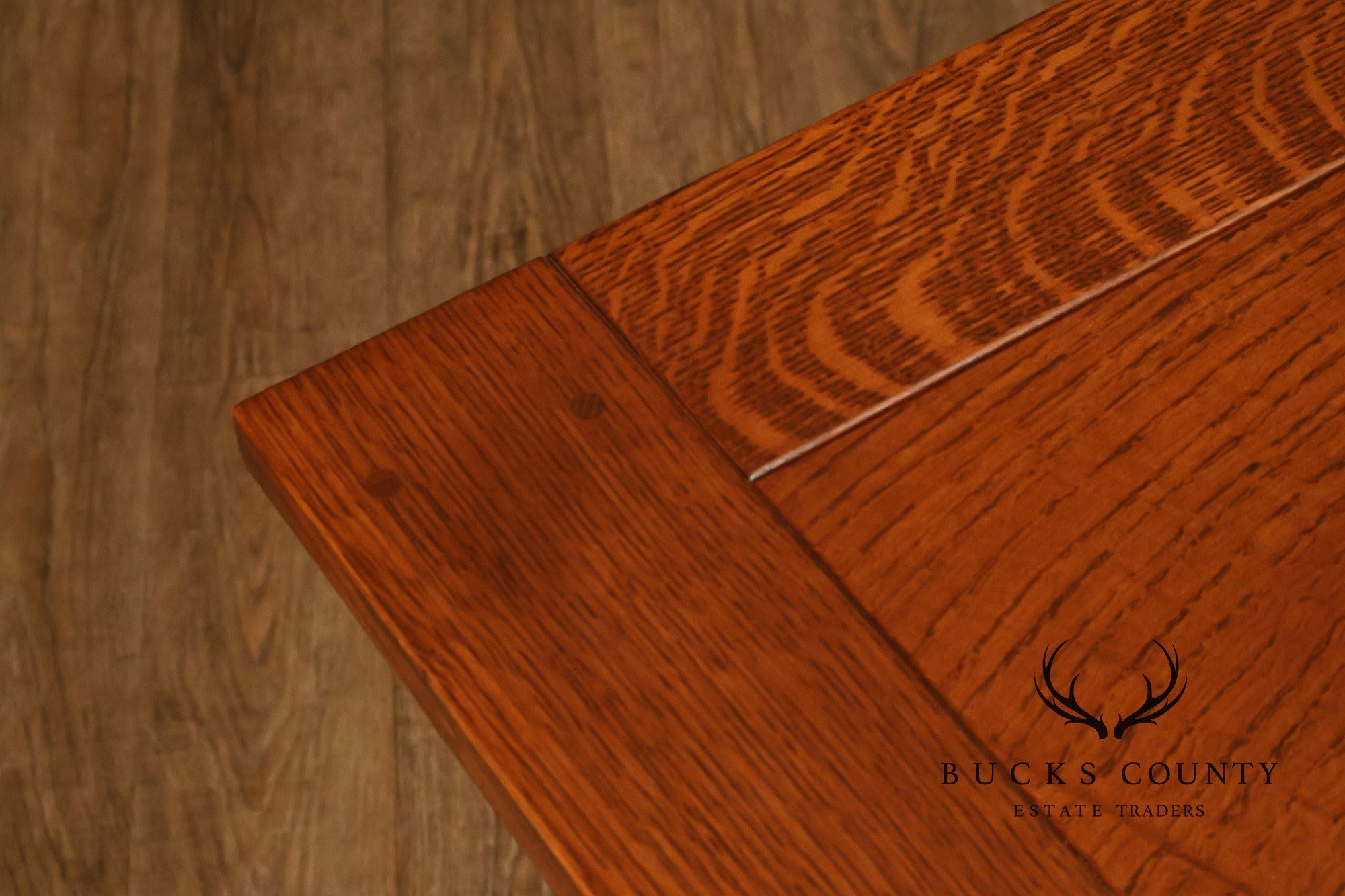 Stickley Mission Collection Oak Butterfly Top Dining Table