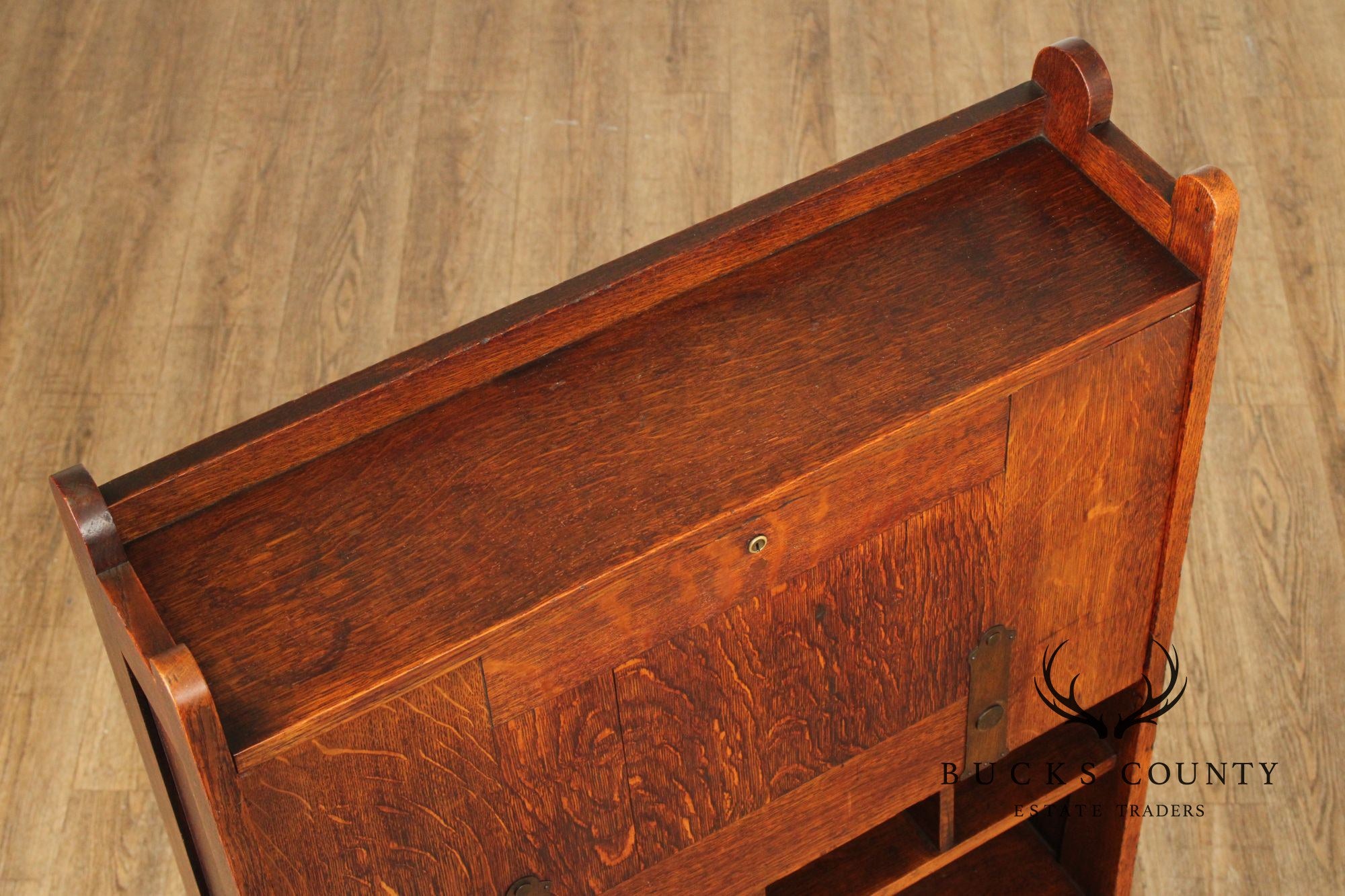 Early Stickley Brothers Antique Mission Oak Slant-Front Writing Desk