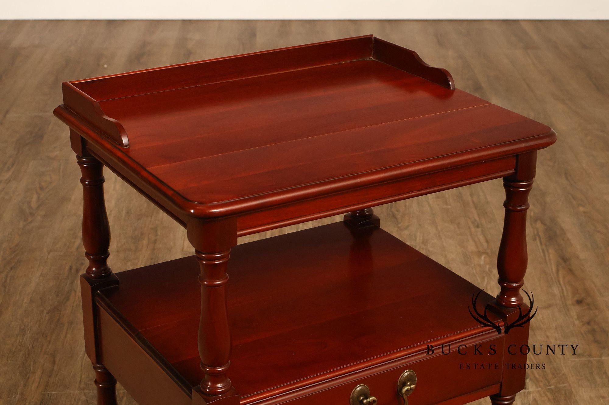 Pennsylvania House Vintage Pair Of Traditional Cherry End Tables