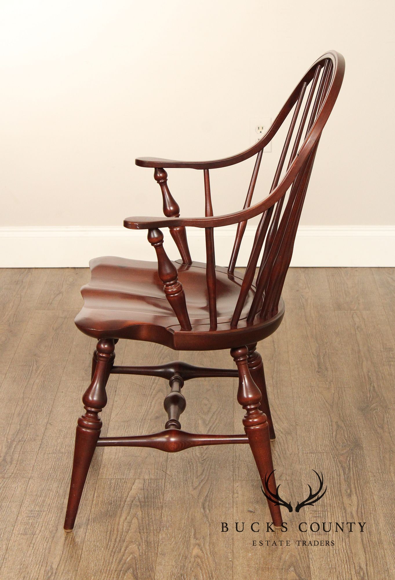 E.R. Buck Solid Maple Windsor Armchair