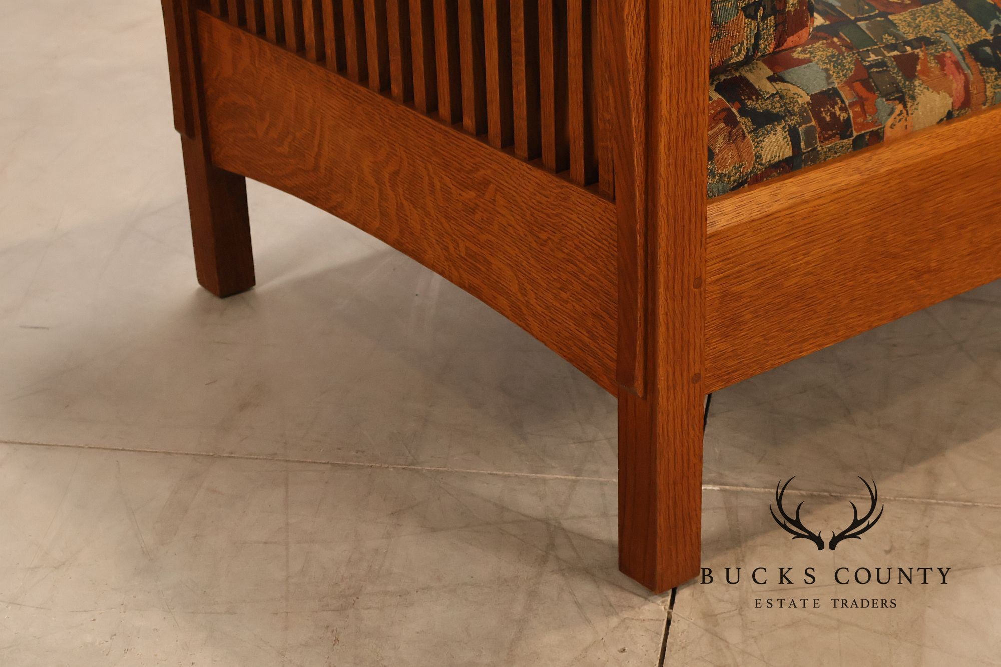 Stickley Mission Collection Oak Prairie Settle