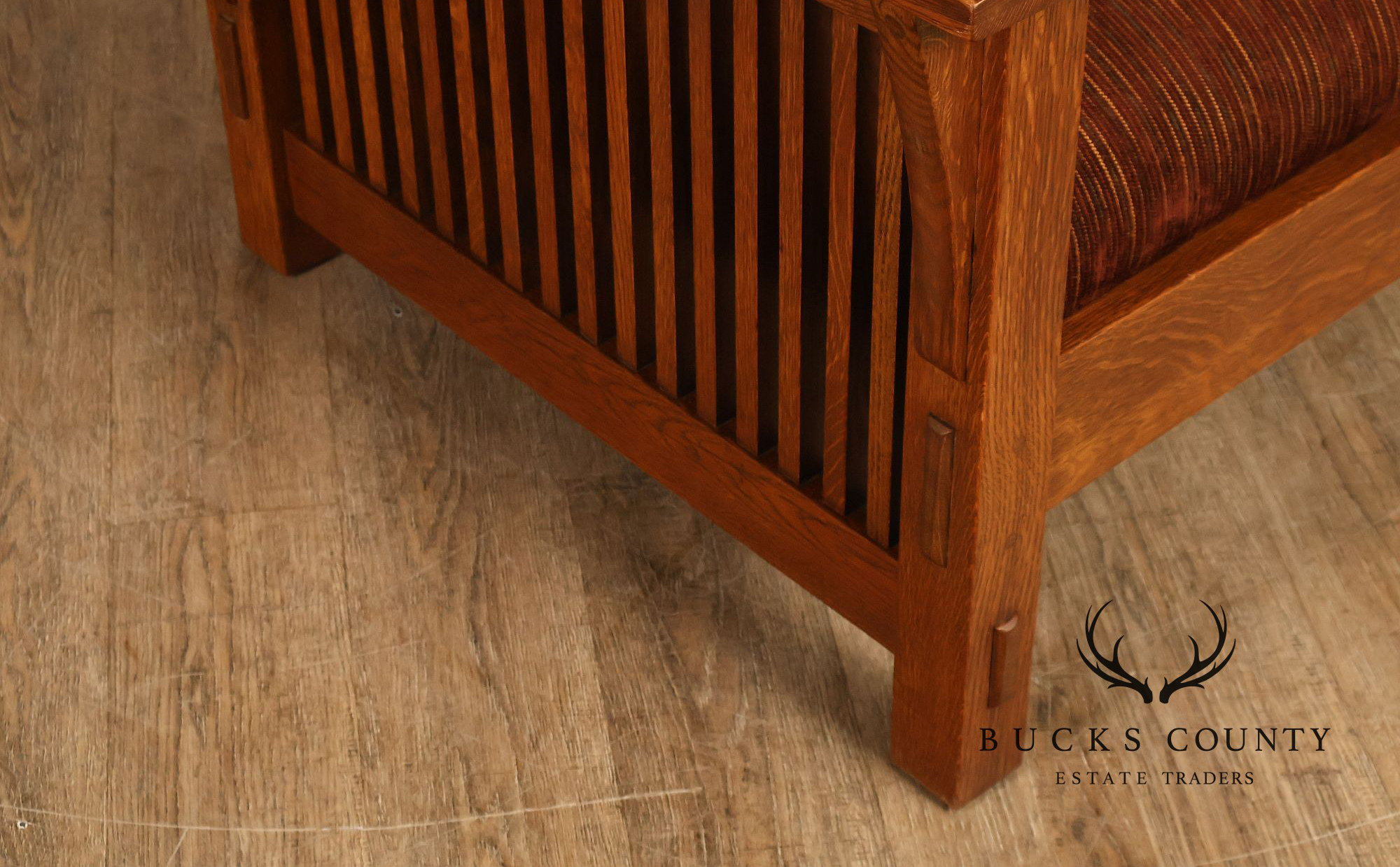 Stickley Mission Collection Oak Spindle Morris Chair