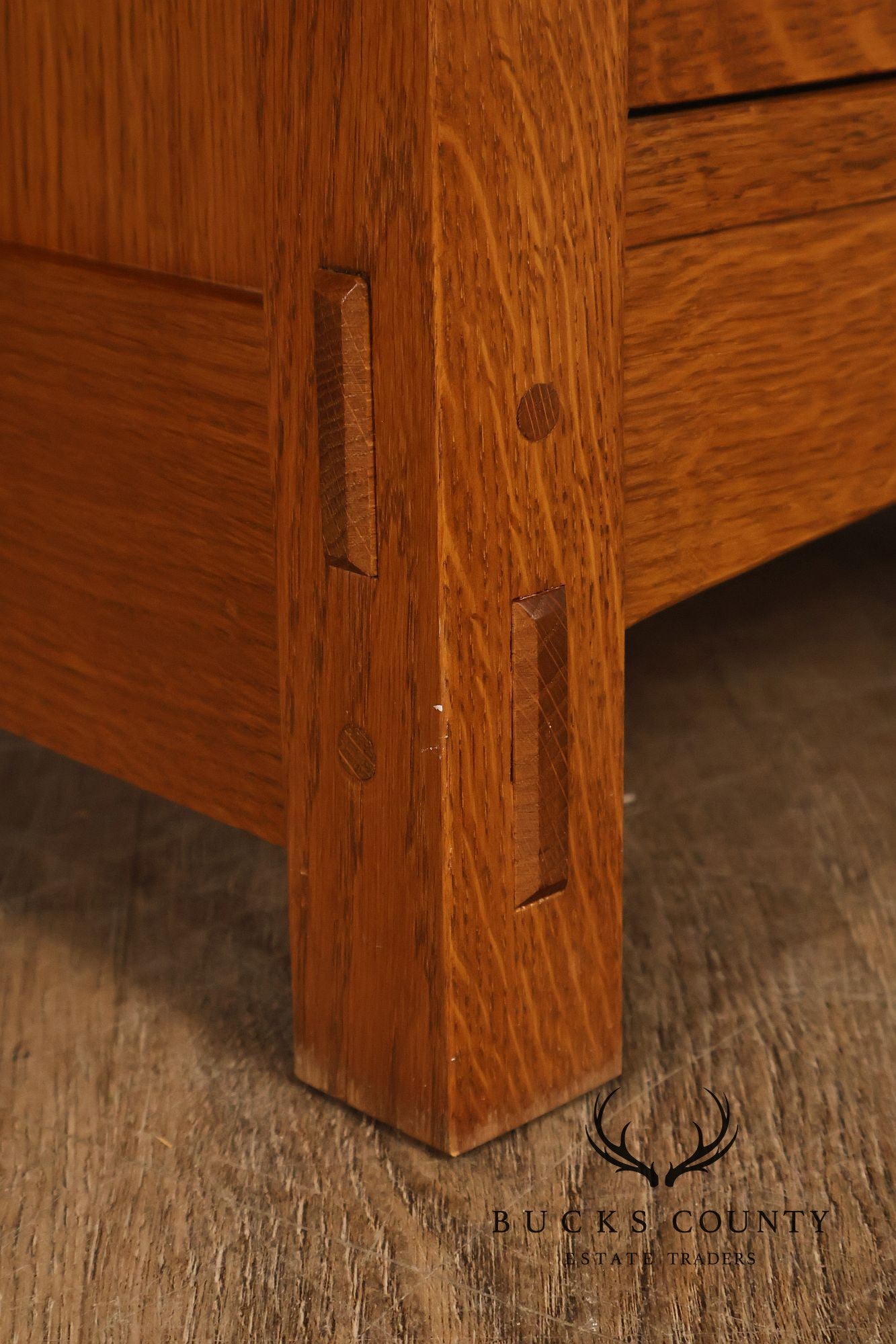 Stickley Mission Collection Oak High Chest Of Drawers