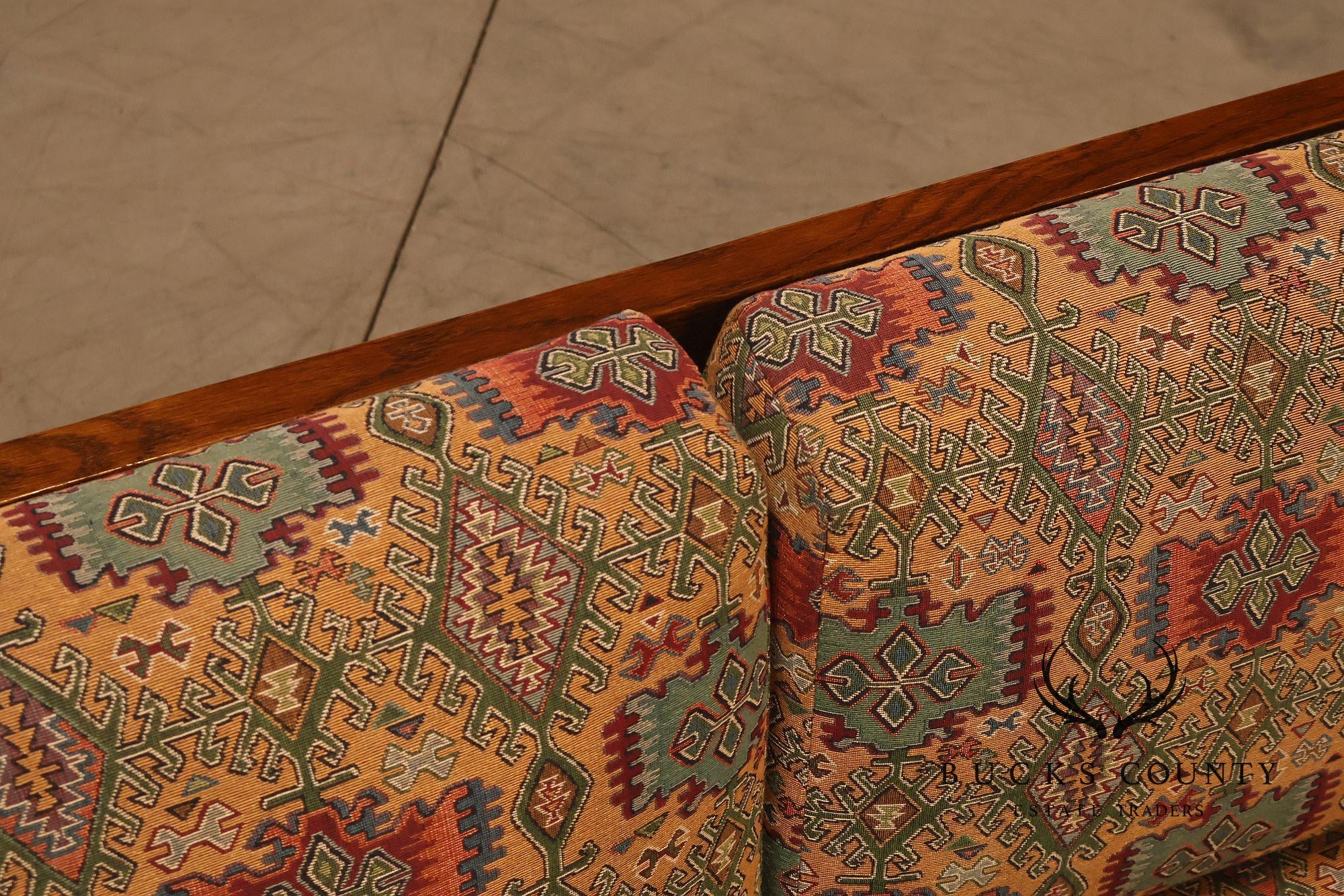 Stickley Mission Collection Oak Settle Sofa