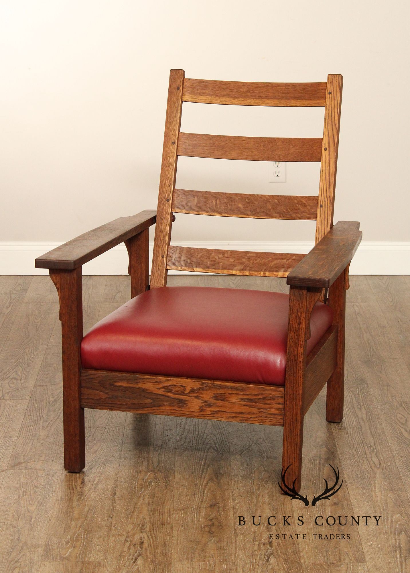 Gustav Stickley Antique Mission Oak Morris Chair