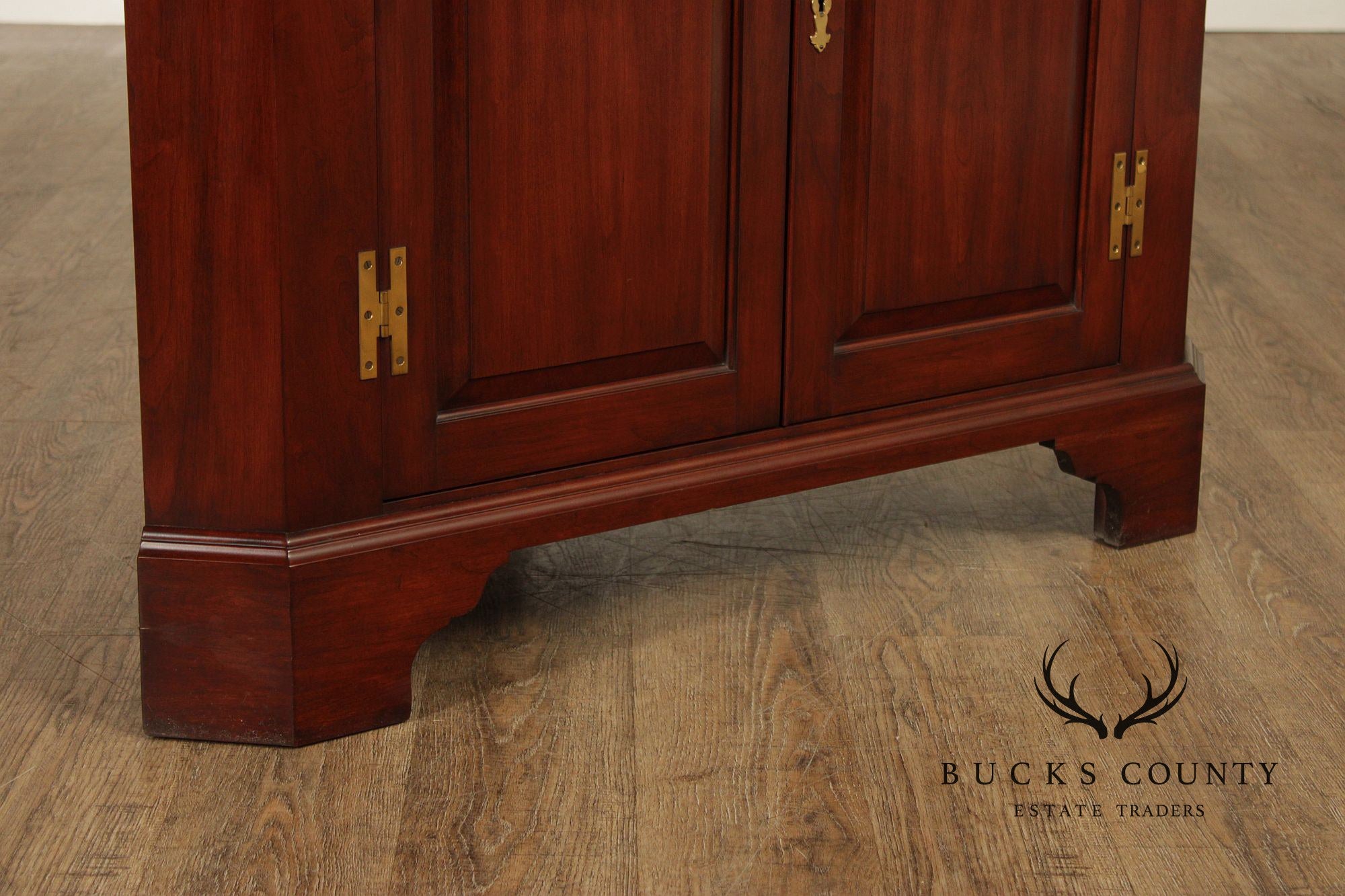 Henkel Harris Traditional Cherry Corner Cupboard