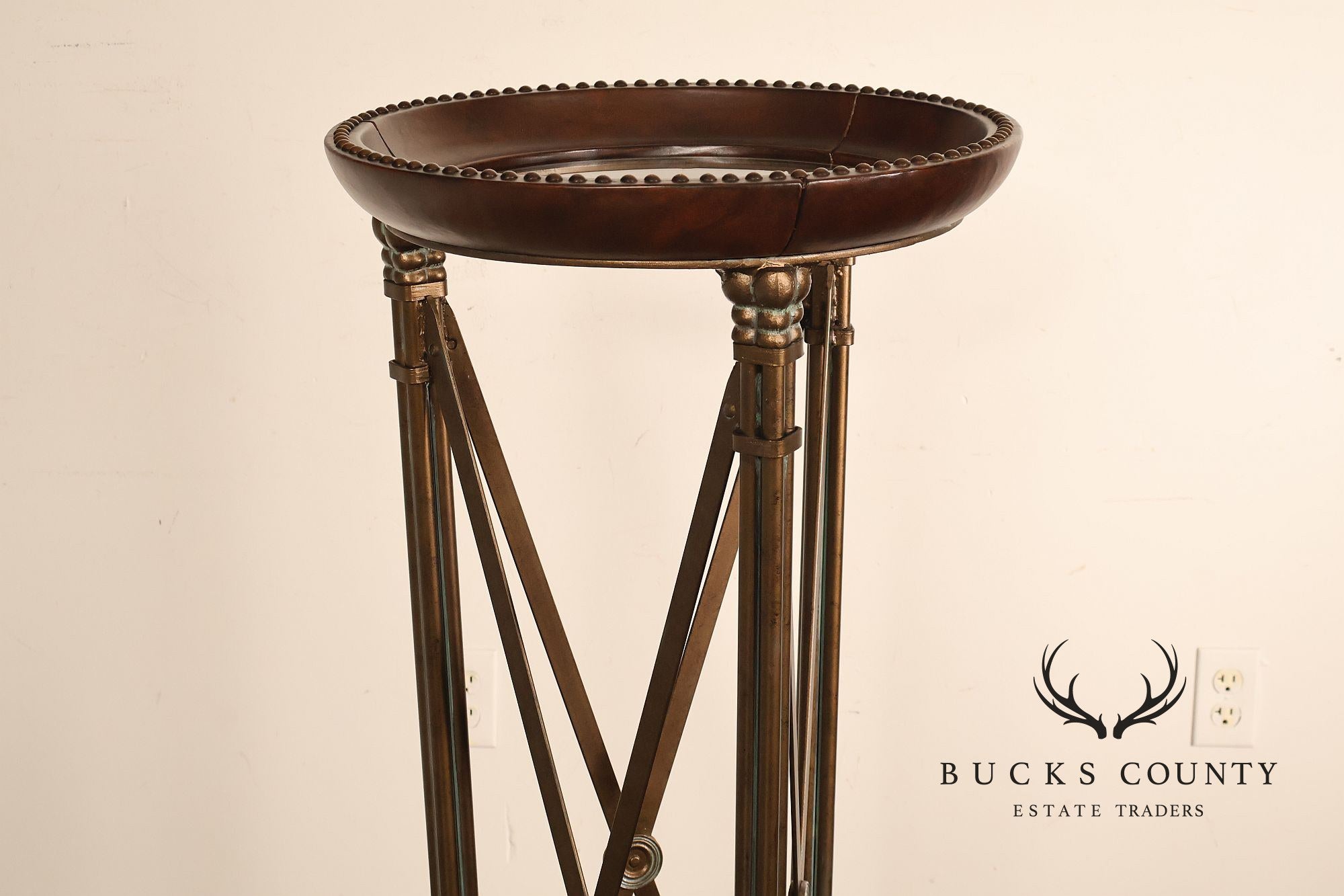 Regency Style Pair Of Mahogany Pedestal Plant Stands