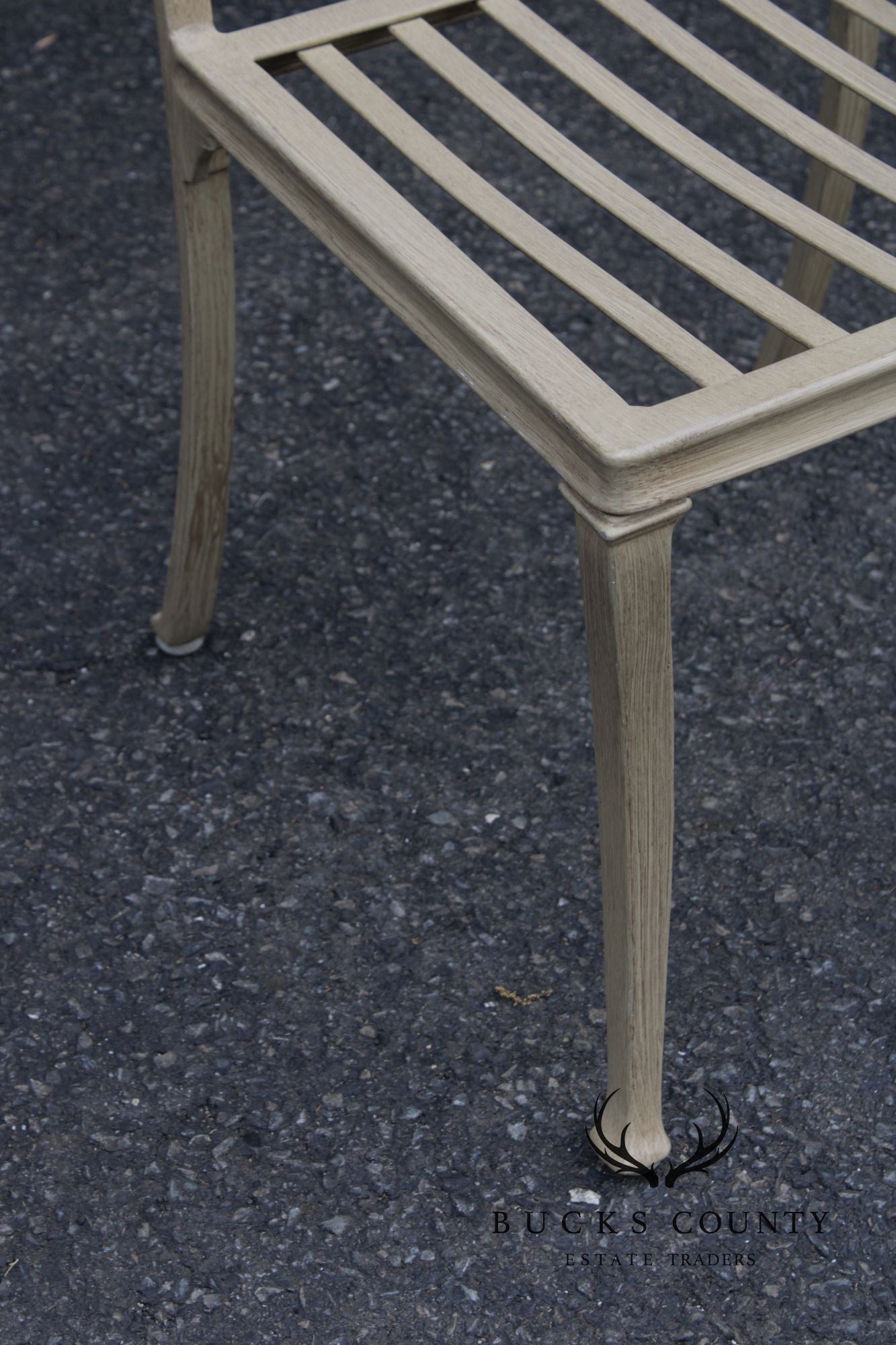 Brown Jordan 'Day Lily' Cast Aluminum Set of Four Patio Chairs