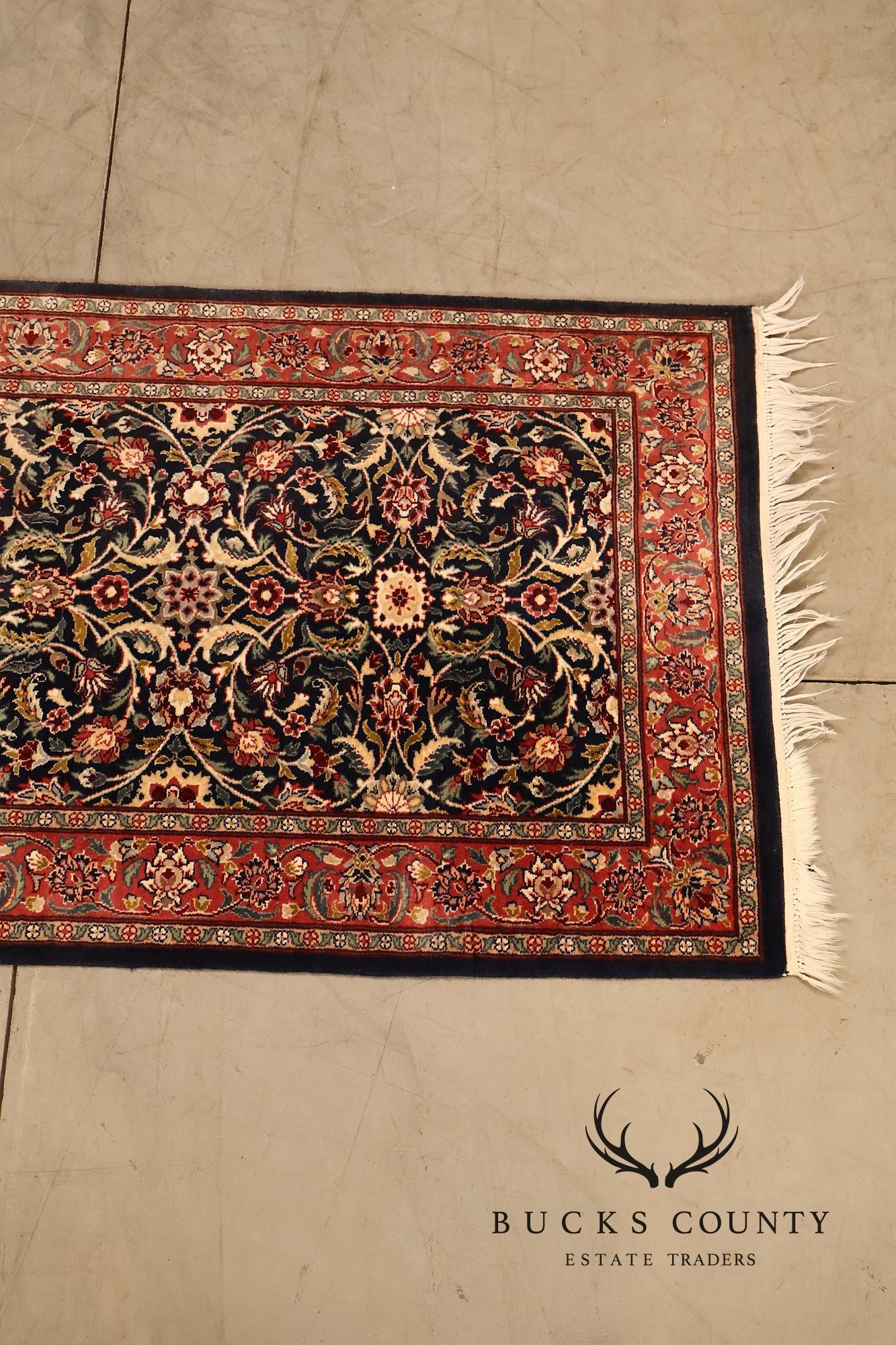 Persian Kashan Style Hand Tied Rug — 31"  x 55"