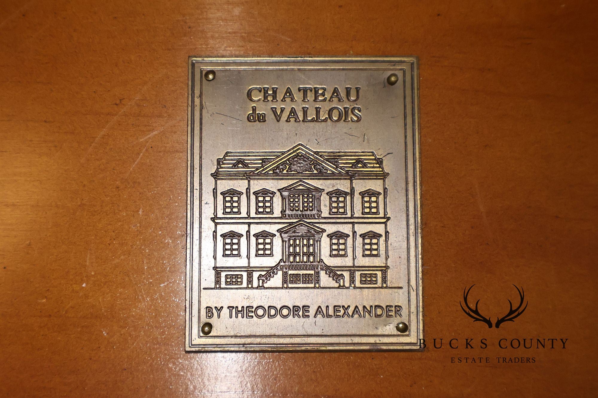 Theodore Alexander Chateau Du Vallois Inlaid Three Drawer Dresser