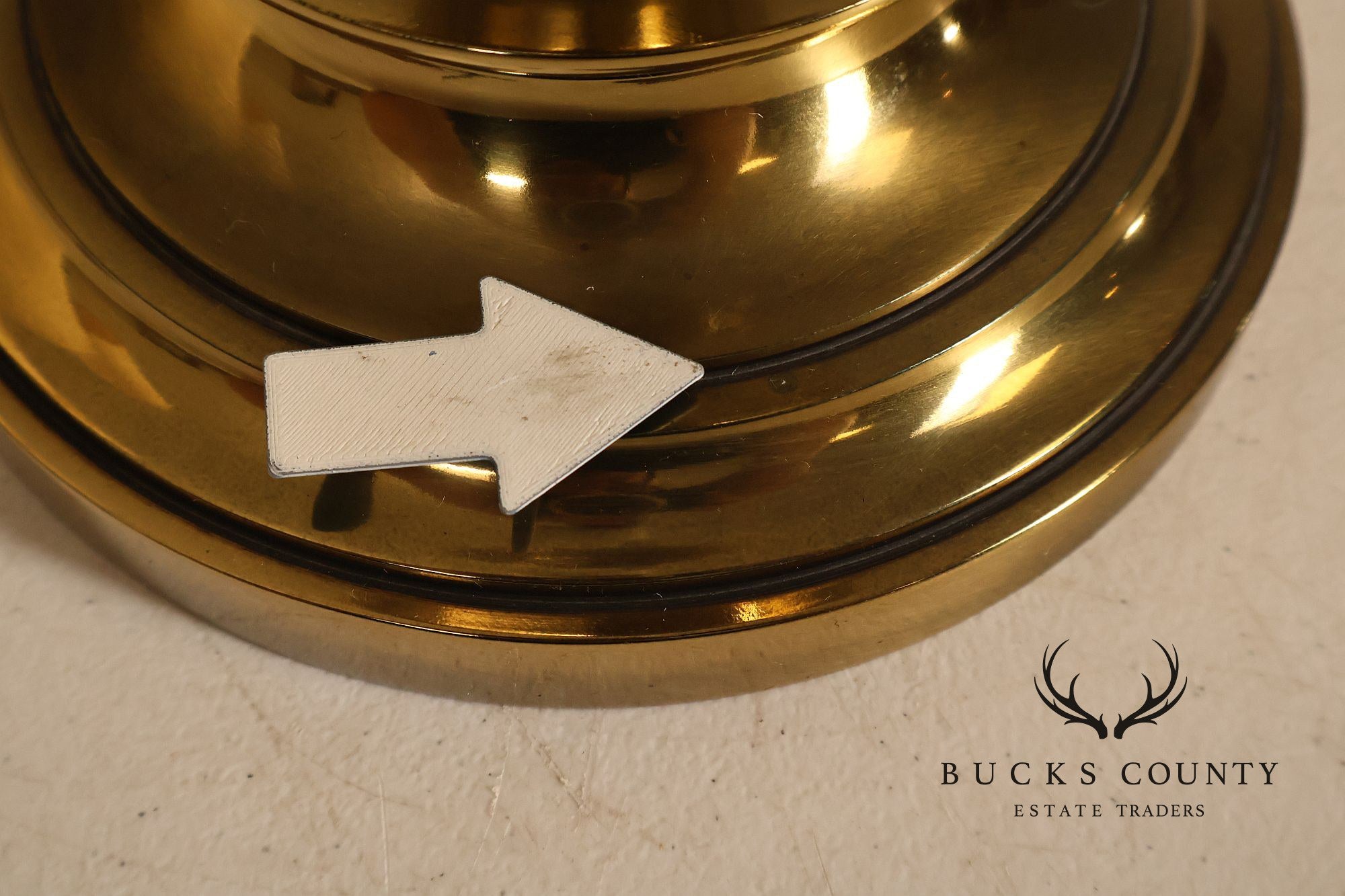 Stiffel Vintage Pair of Brass Table Lamps