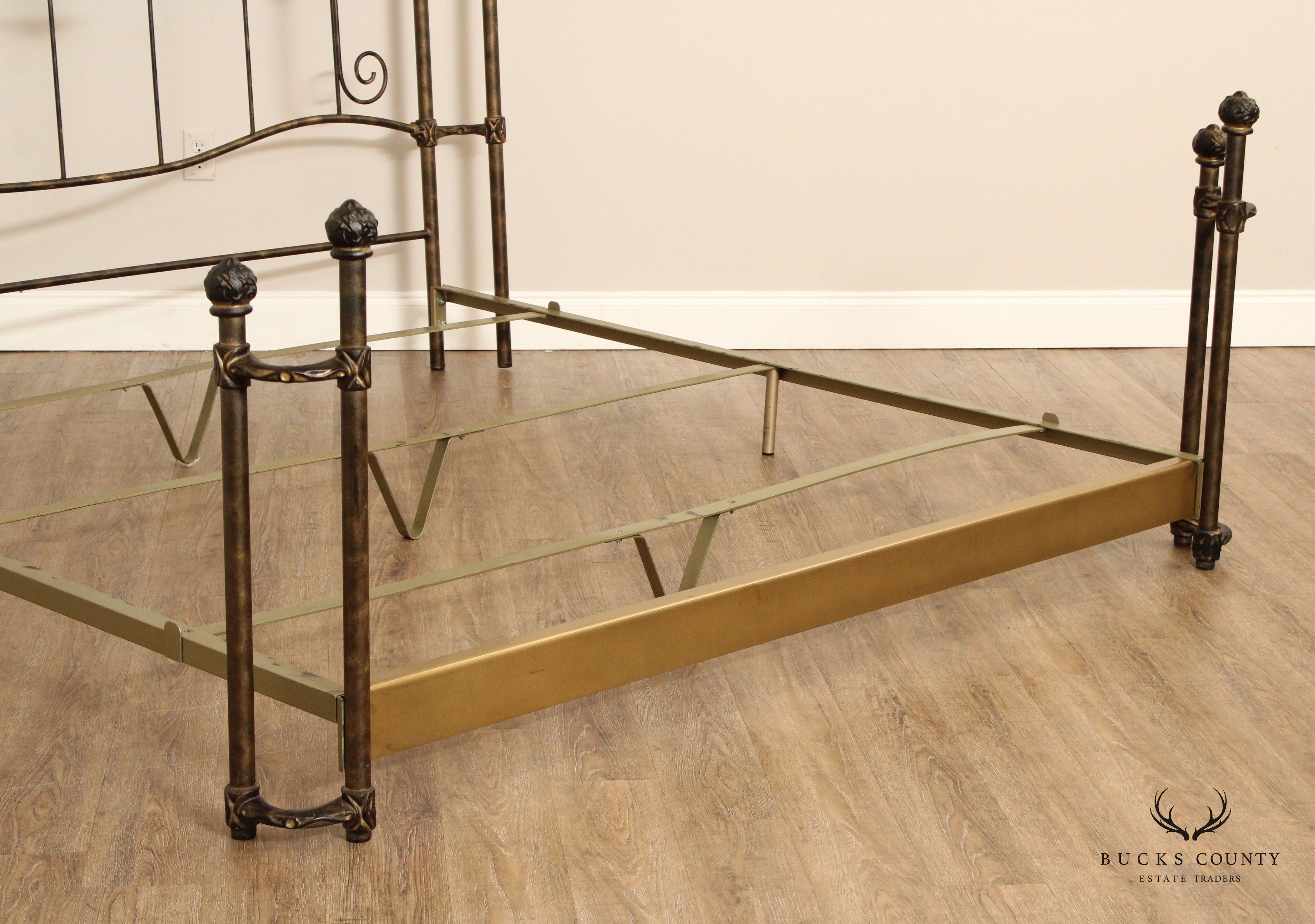 French Style Olympic California King Wrought Iron Bed Frame