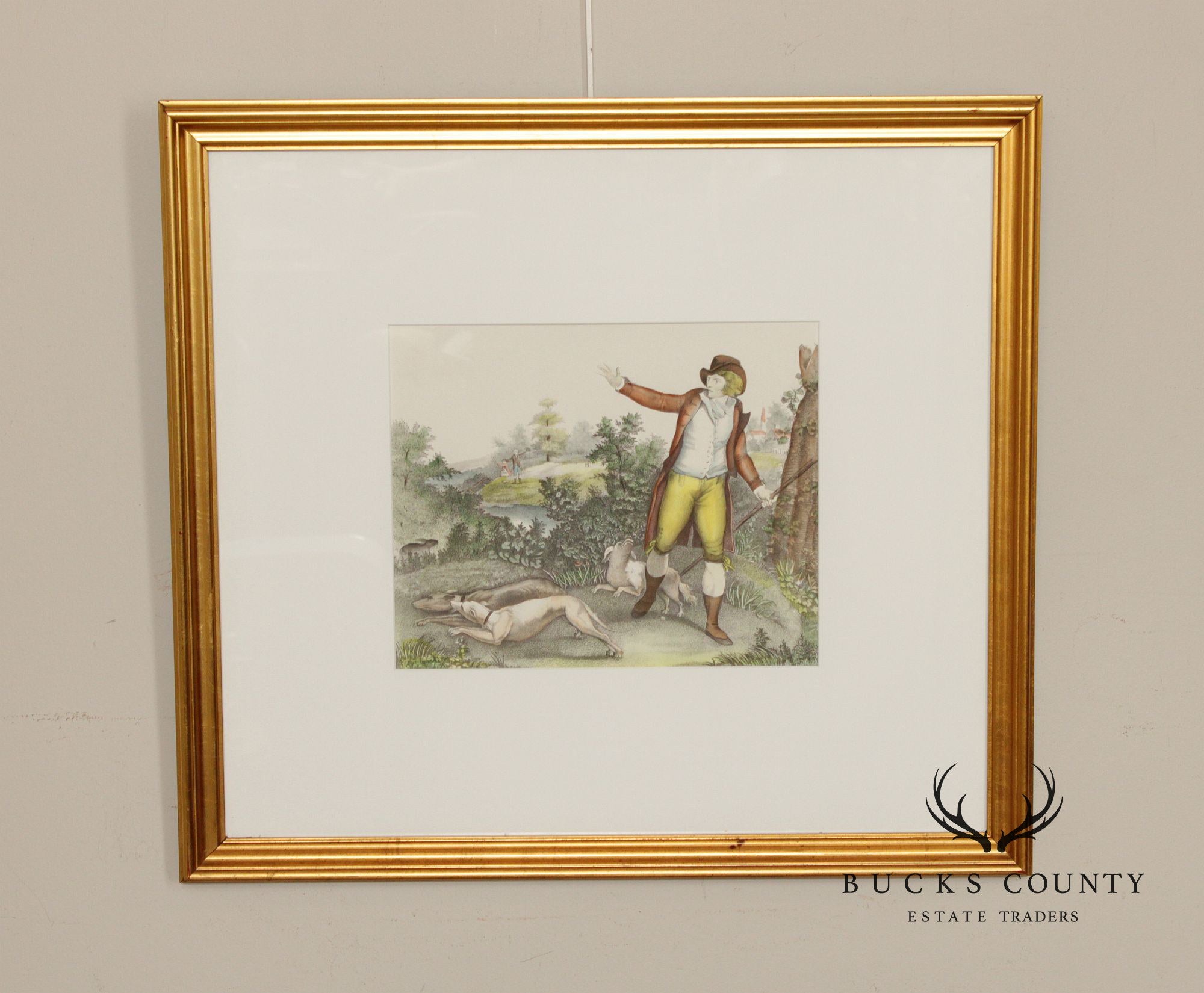 George Morland Pair of Prints, Game Hunt Scenes