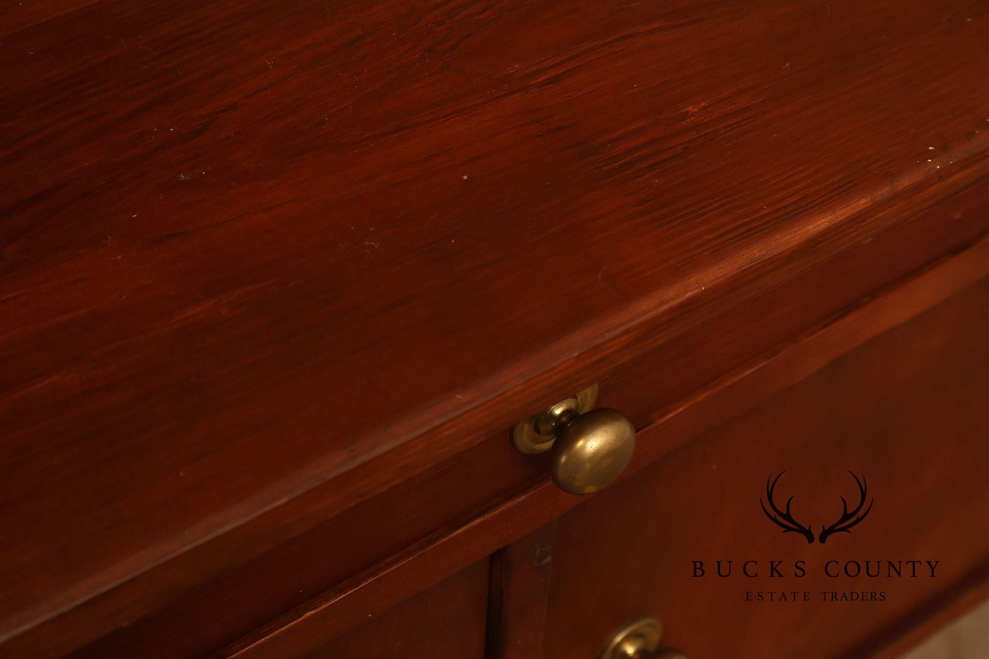 Antique American Bench Made Server Table