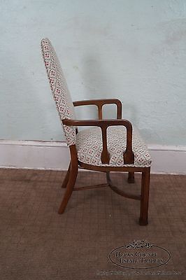 Custom Quality Mid Century Gothic Style Arm Chair