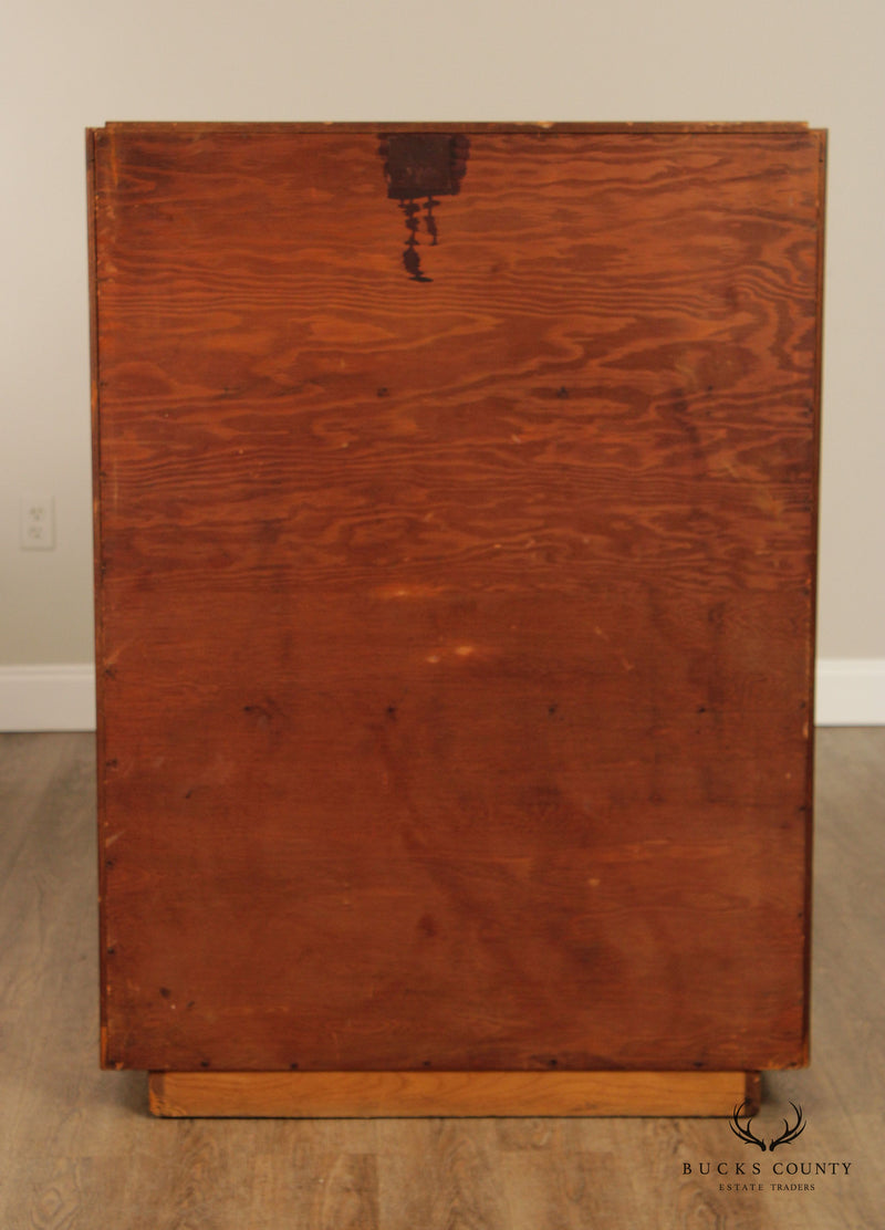 Grand Rapids  Art Deco Figural Carved Tall Chest of Drawers
