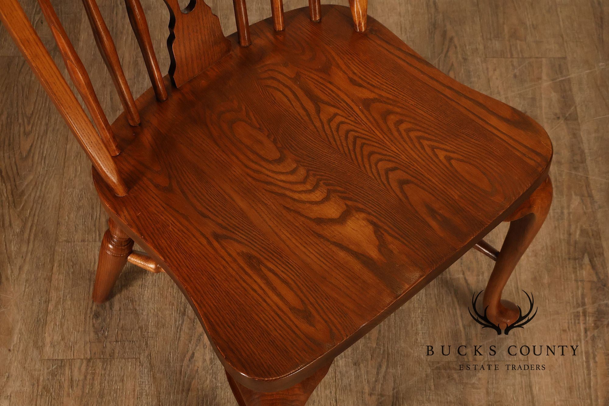 Nichols & Stone Set Of Four Windsor Dining Chairs