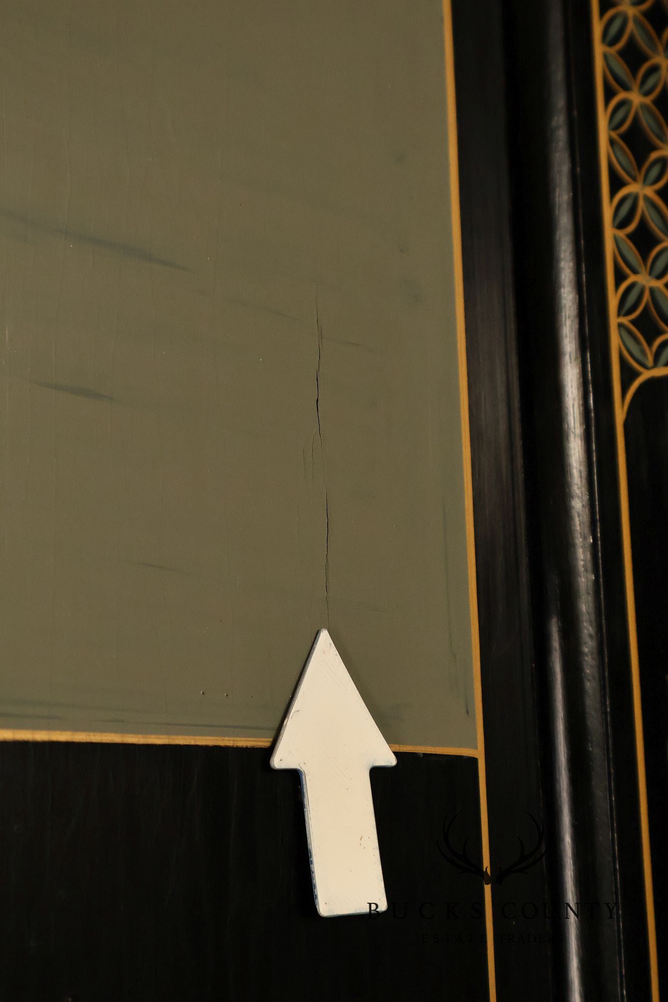 Chinoiserie Secretary Bookcase
