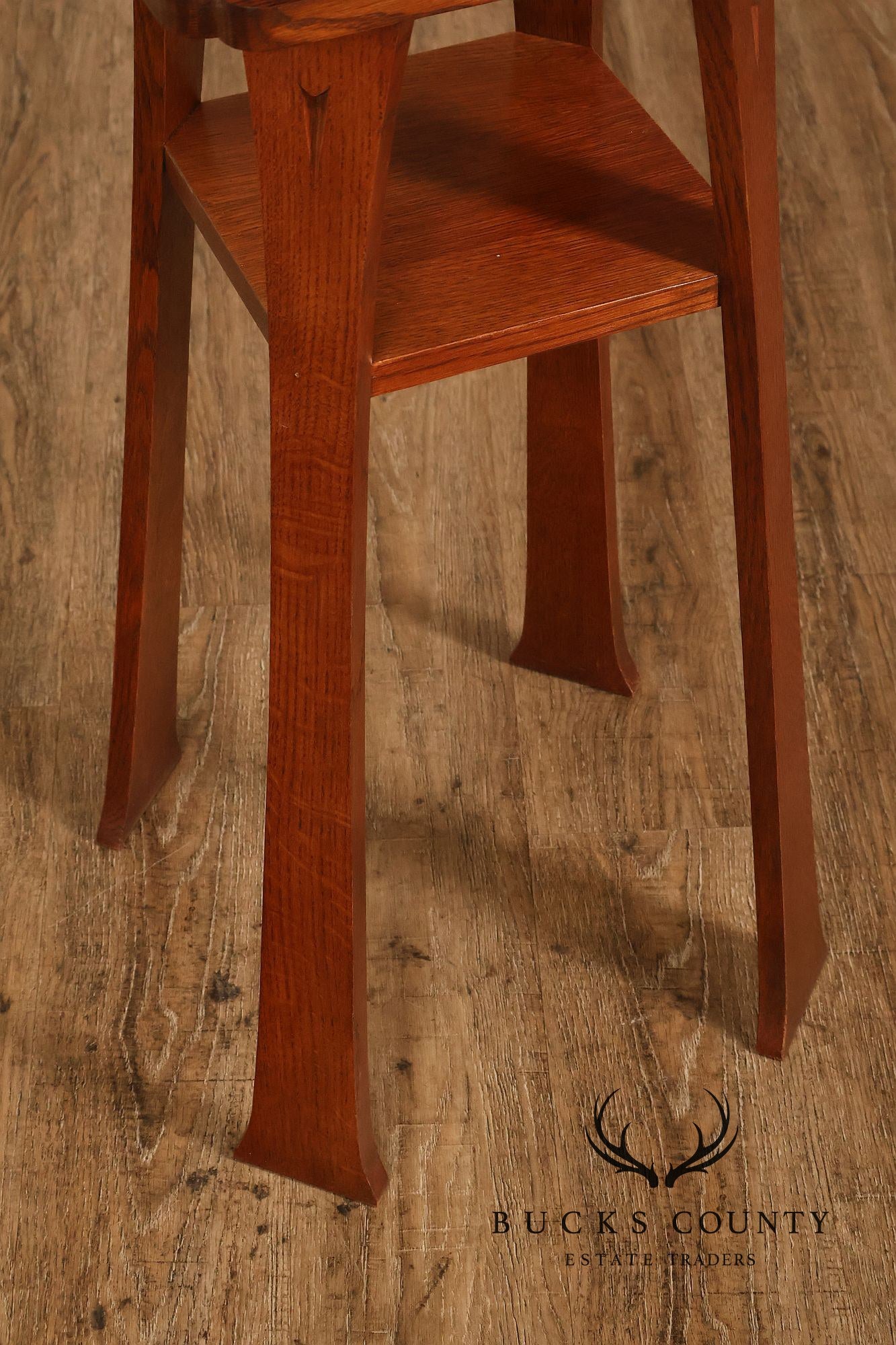 Stickley Mission Collection Tom Jones Oak Drink Stand