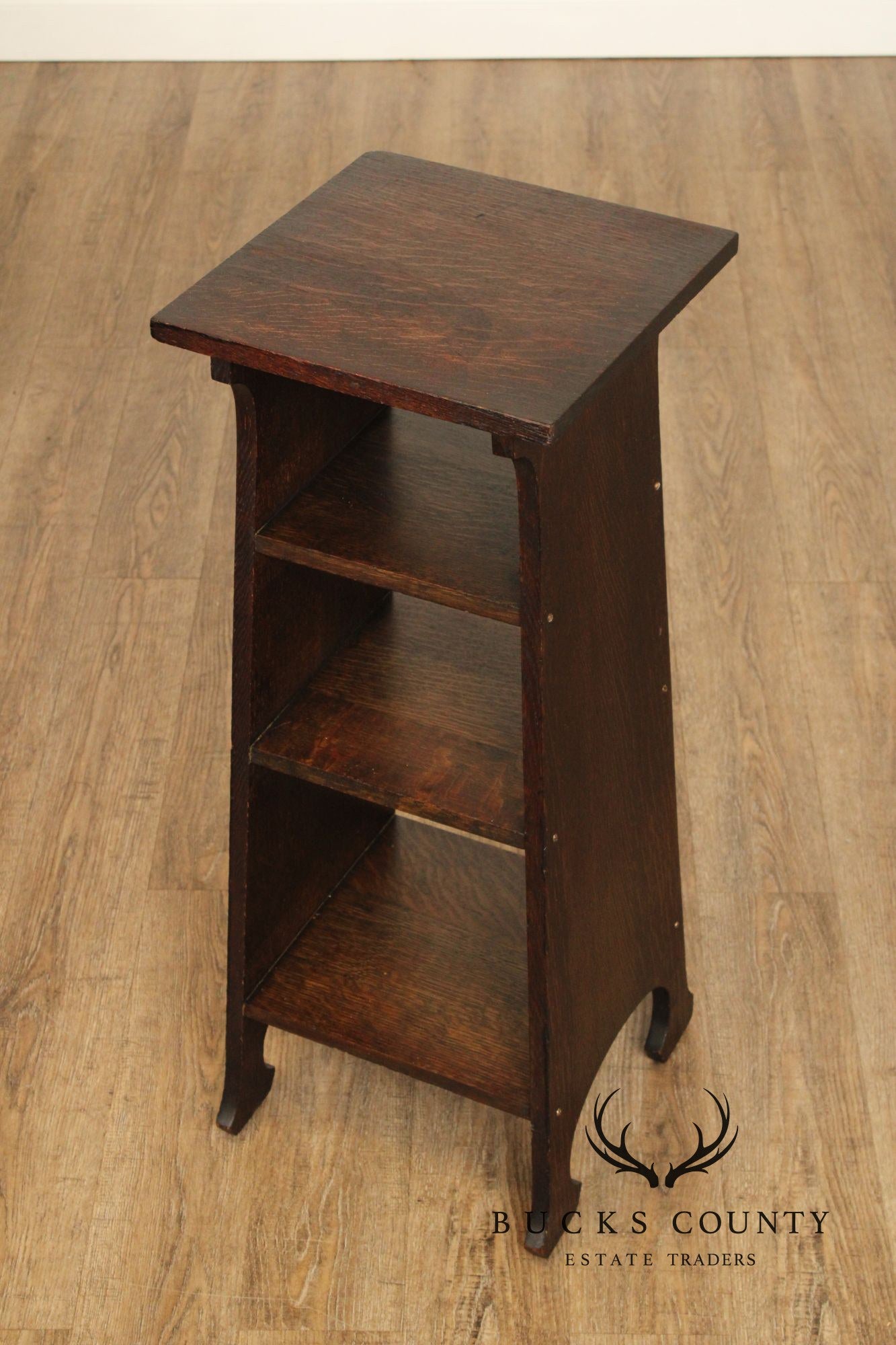 Antique Mission Oak Bookcase Magazine Stand