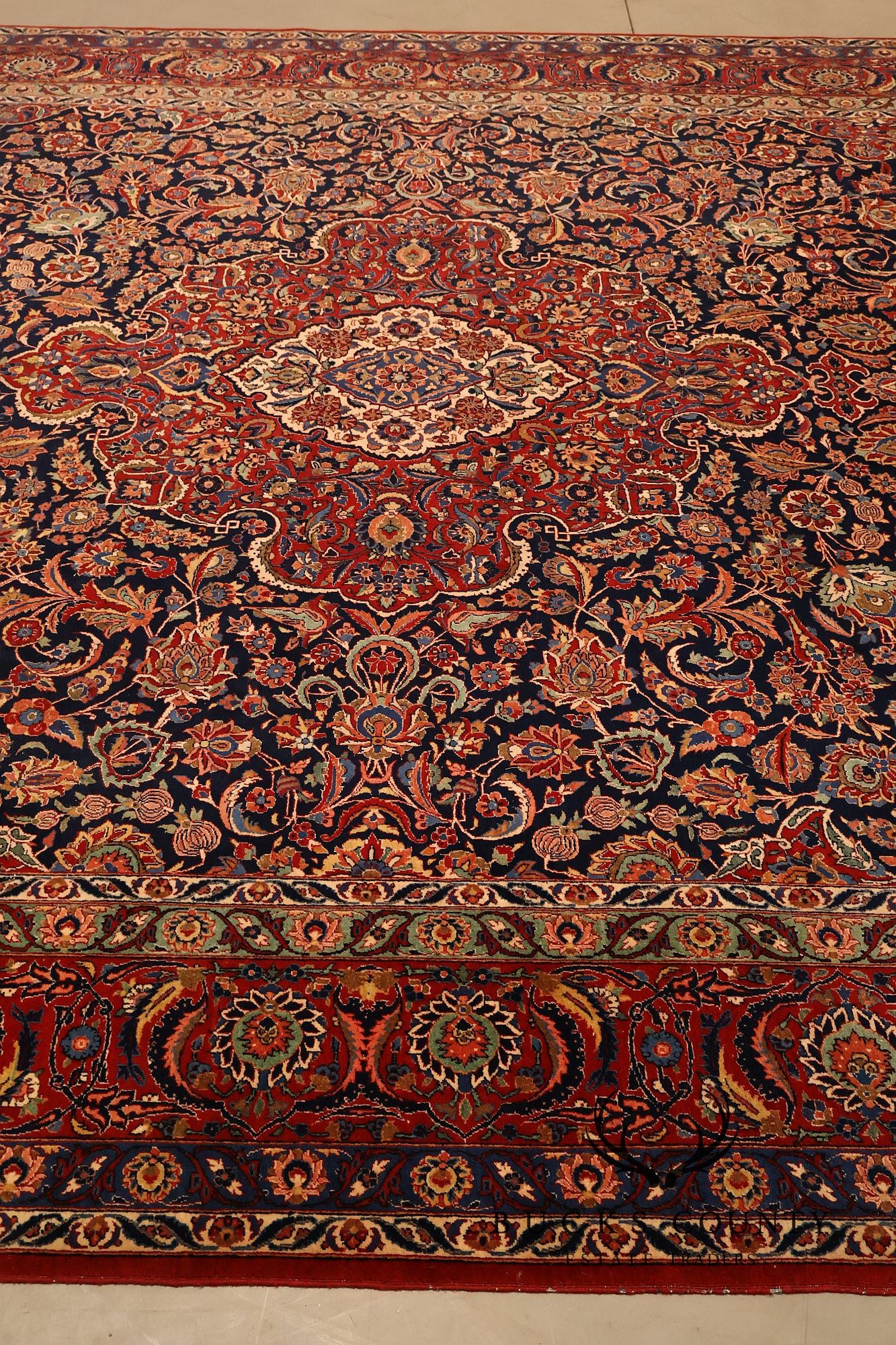 Large Hand Tied Traditional Persian Style Area Rug