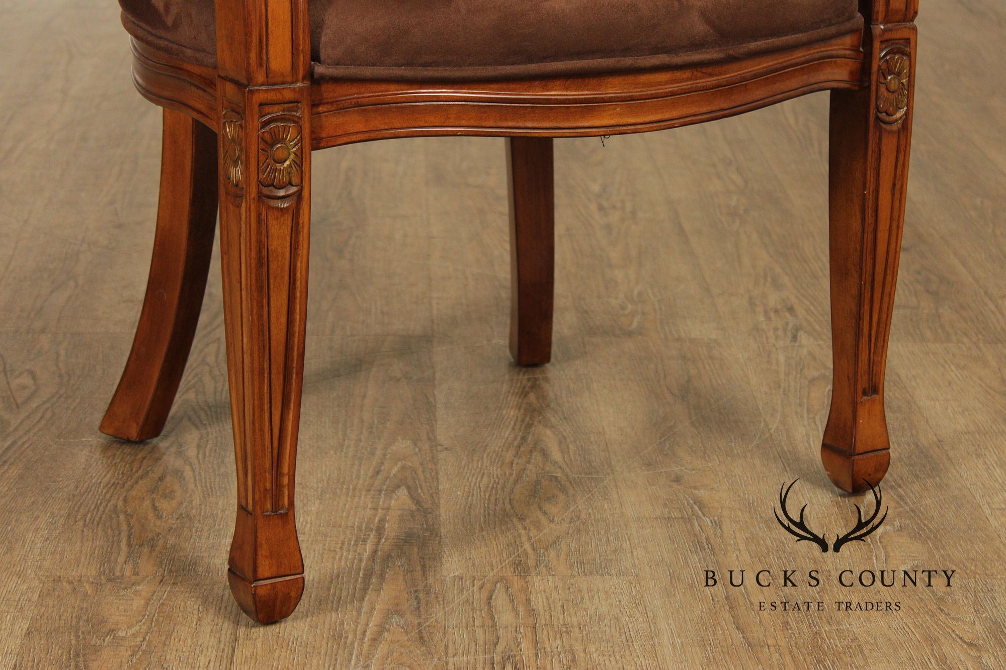 Hepplewhite Style Spider Web Back Armchair