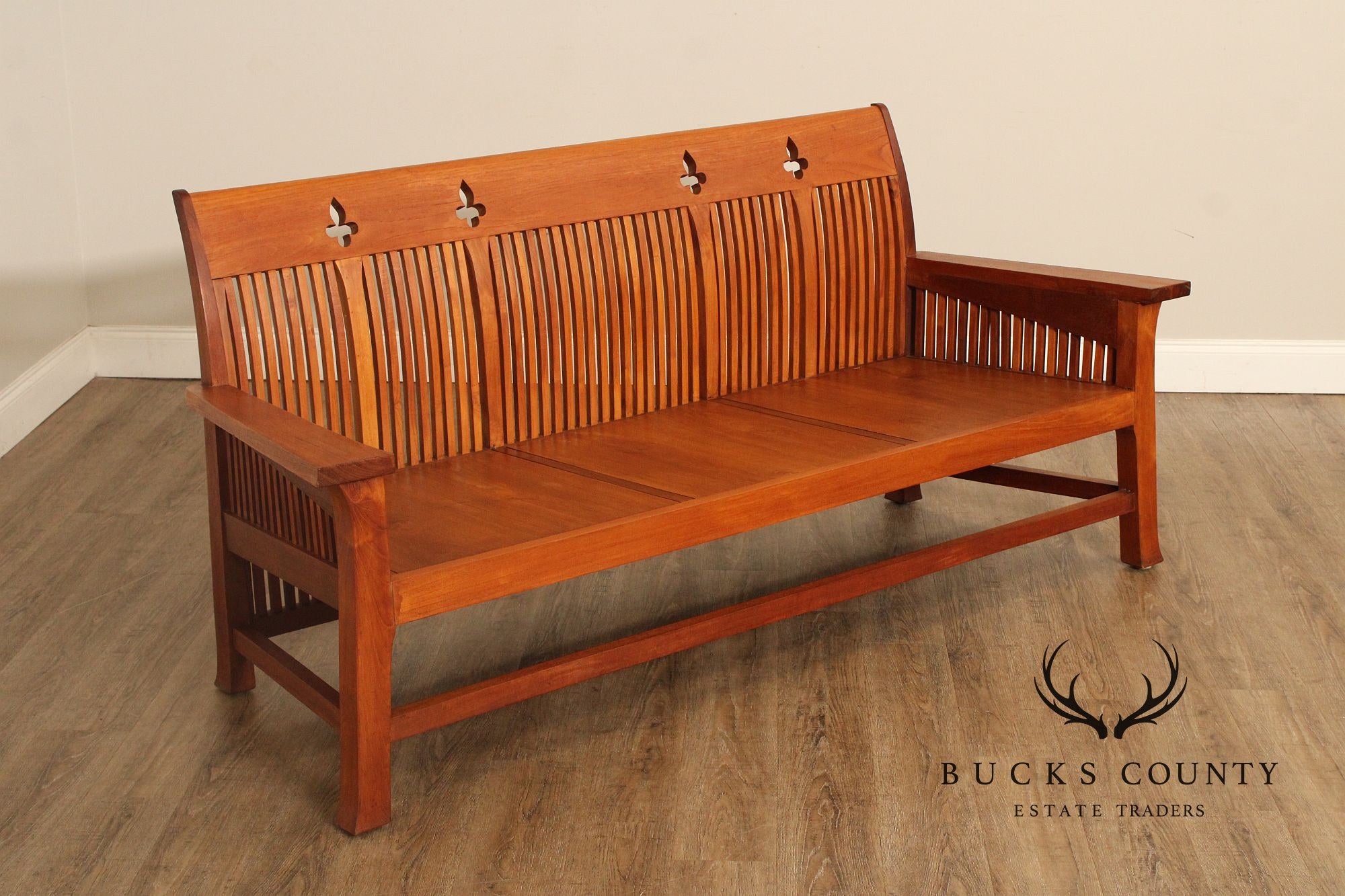 Mission Style Custom Quality Spindle Settee