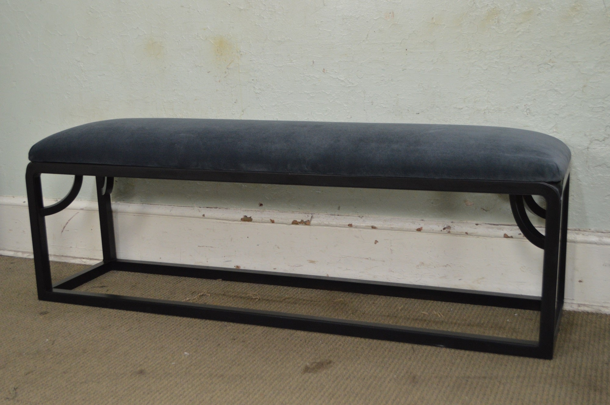 Custom Black Painted Long Bench (B)