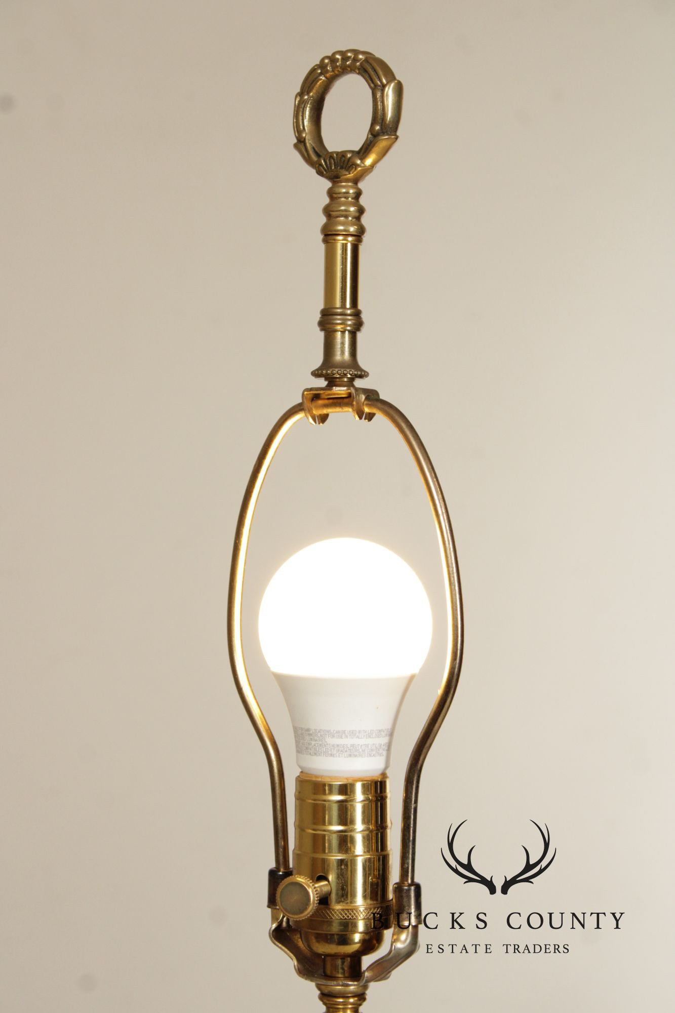 Kaiser Kuhn Brass Bouillotte Table Lamp