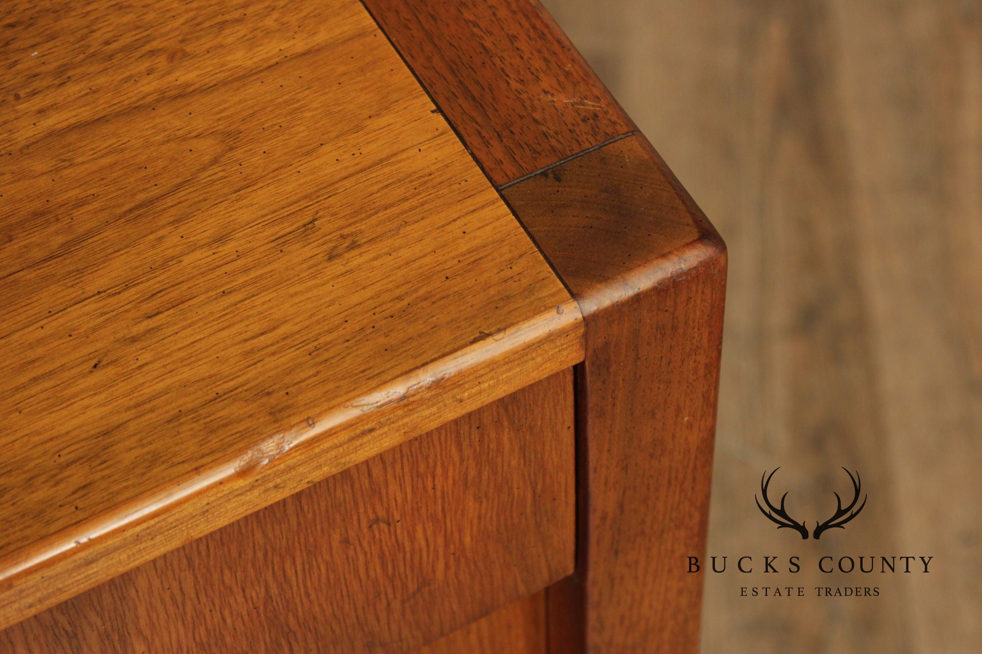 Milling Road by Baker Mid-Century Modern Walnut Credenza Sideboard